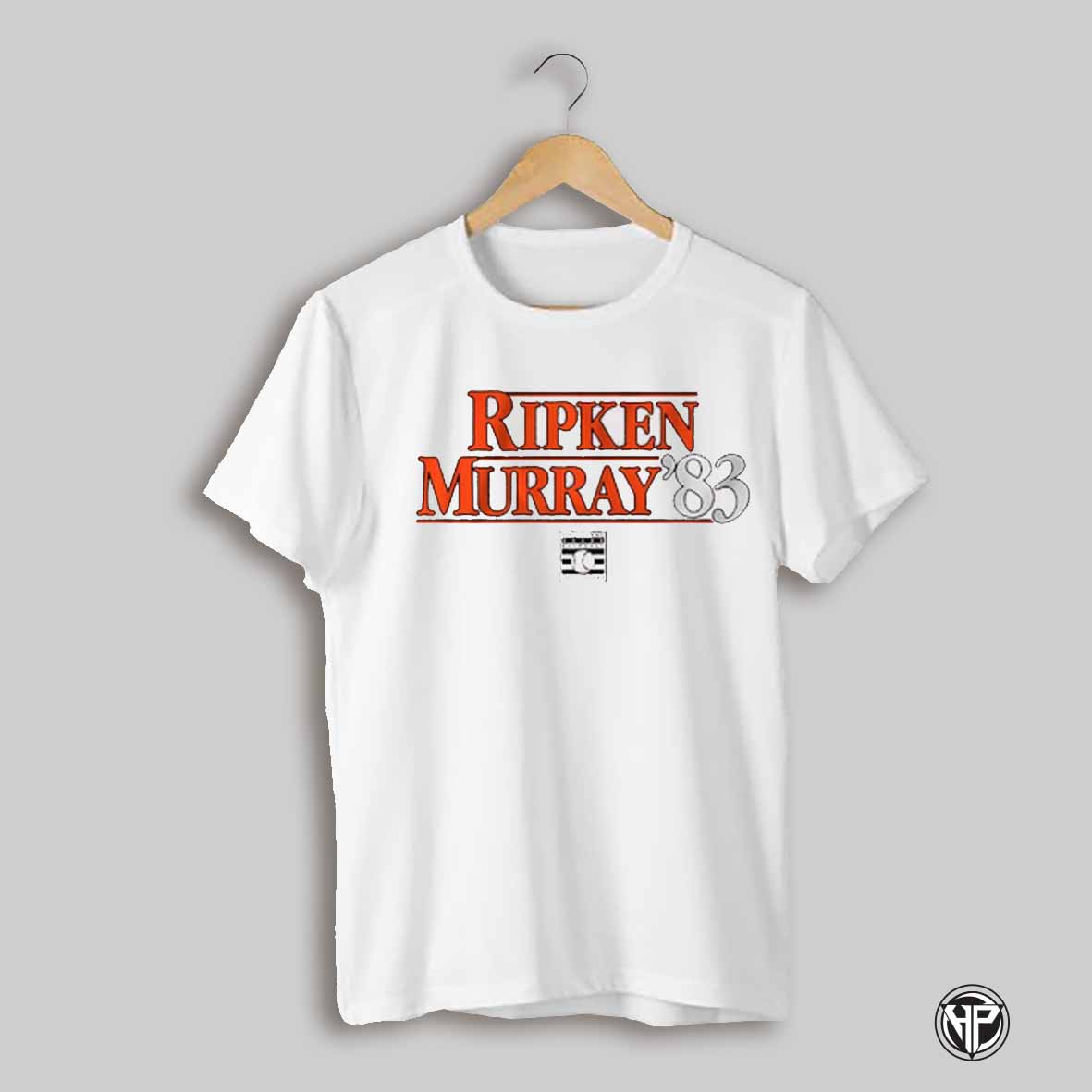 Ripken Murray 83 Cal Ripken Jr Eddie Murray Baltimore Orioles National Baseball Hall Of Fame T Shirt