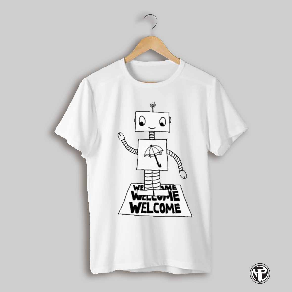 Robot Welcome Armchair Expert T Shirts