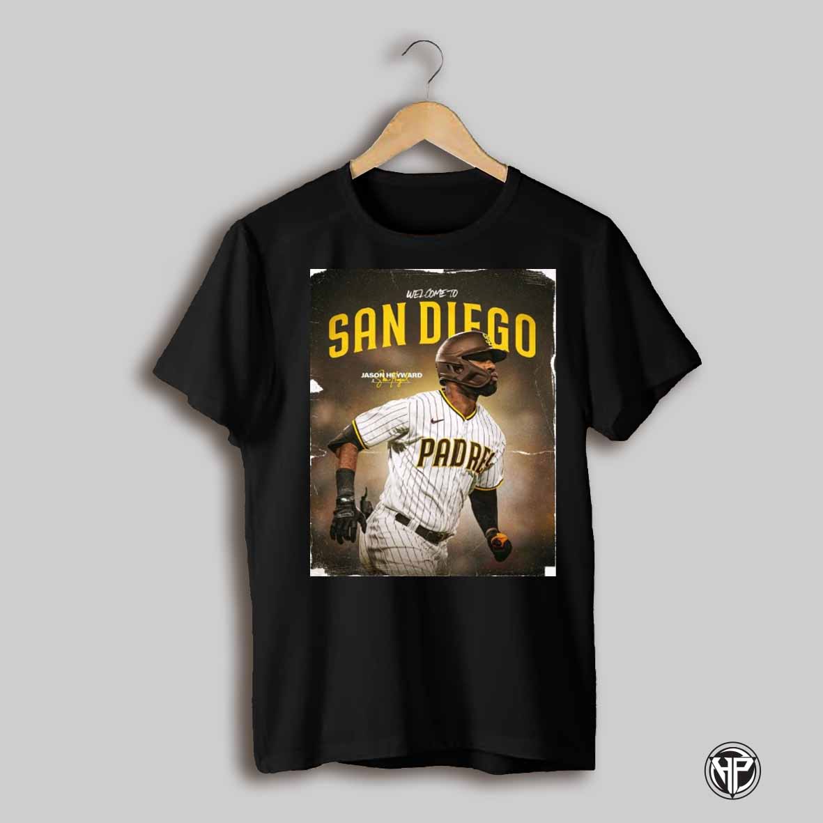 San Diego Padres Signed Jason Heyward One Year Contract Welcome To San Diego Signature Poster T Shirt