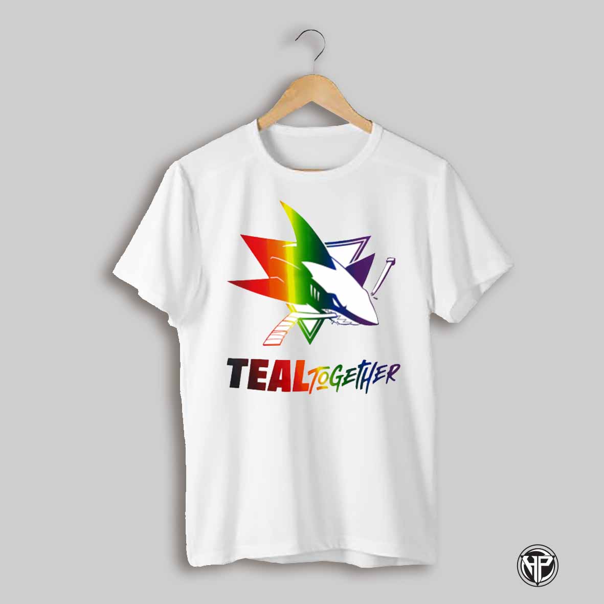 San Jose Sharks Teal Together Pride Shirt
