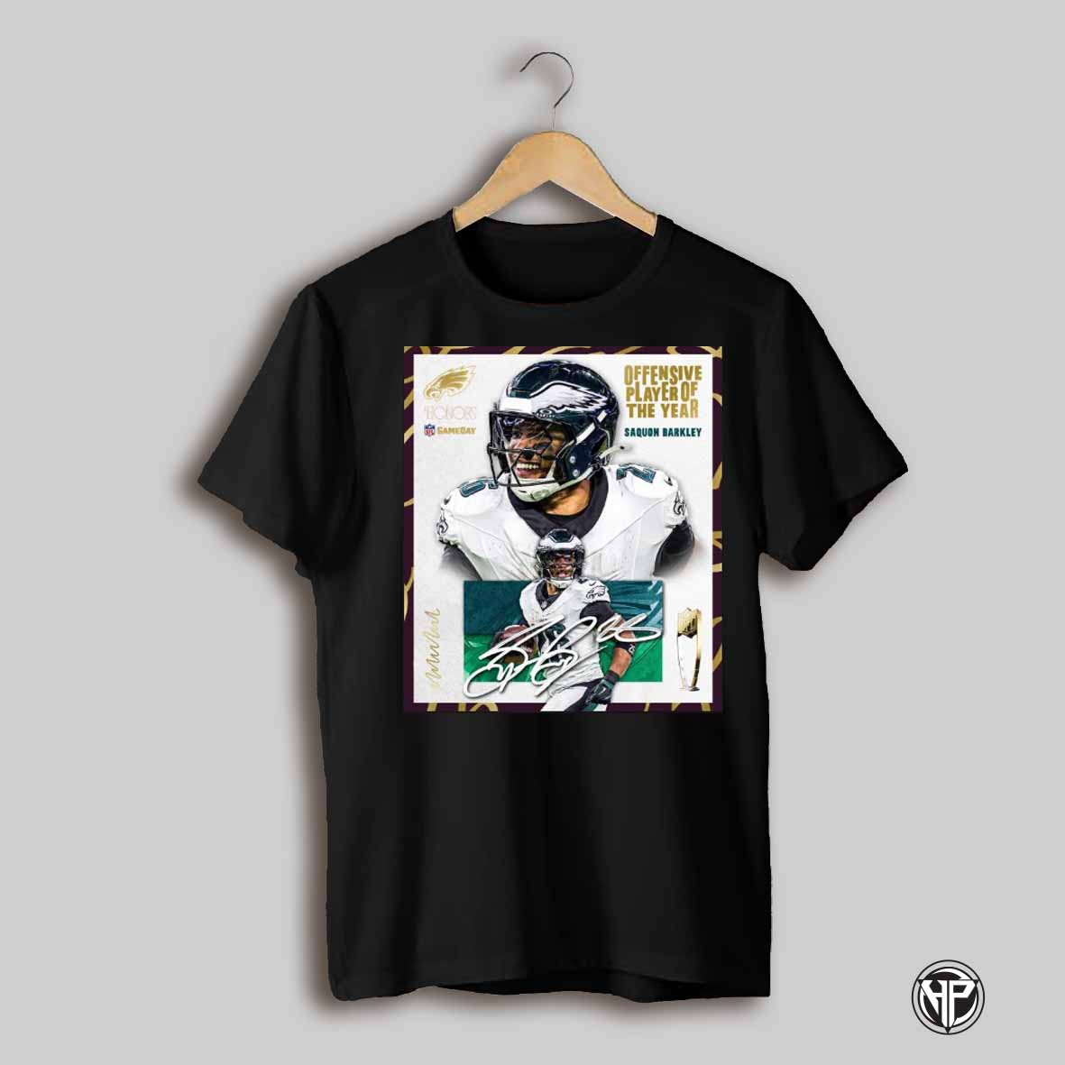 Saquon Barkley Philadelphia Eagles 2024 Nfl Honors Gameday Offensive Player Of The Year Signature Poster T Shirt