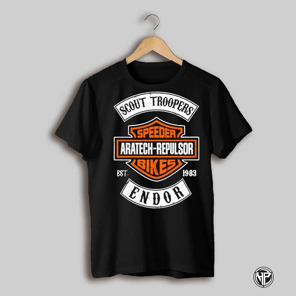 Scout Trooper Speeder Bikes Aratech Repulsor Endor Shirt