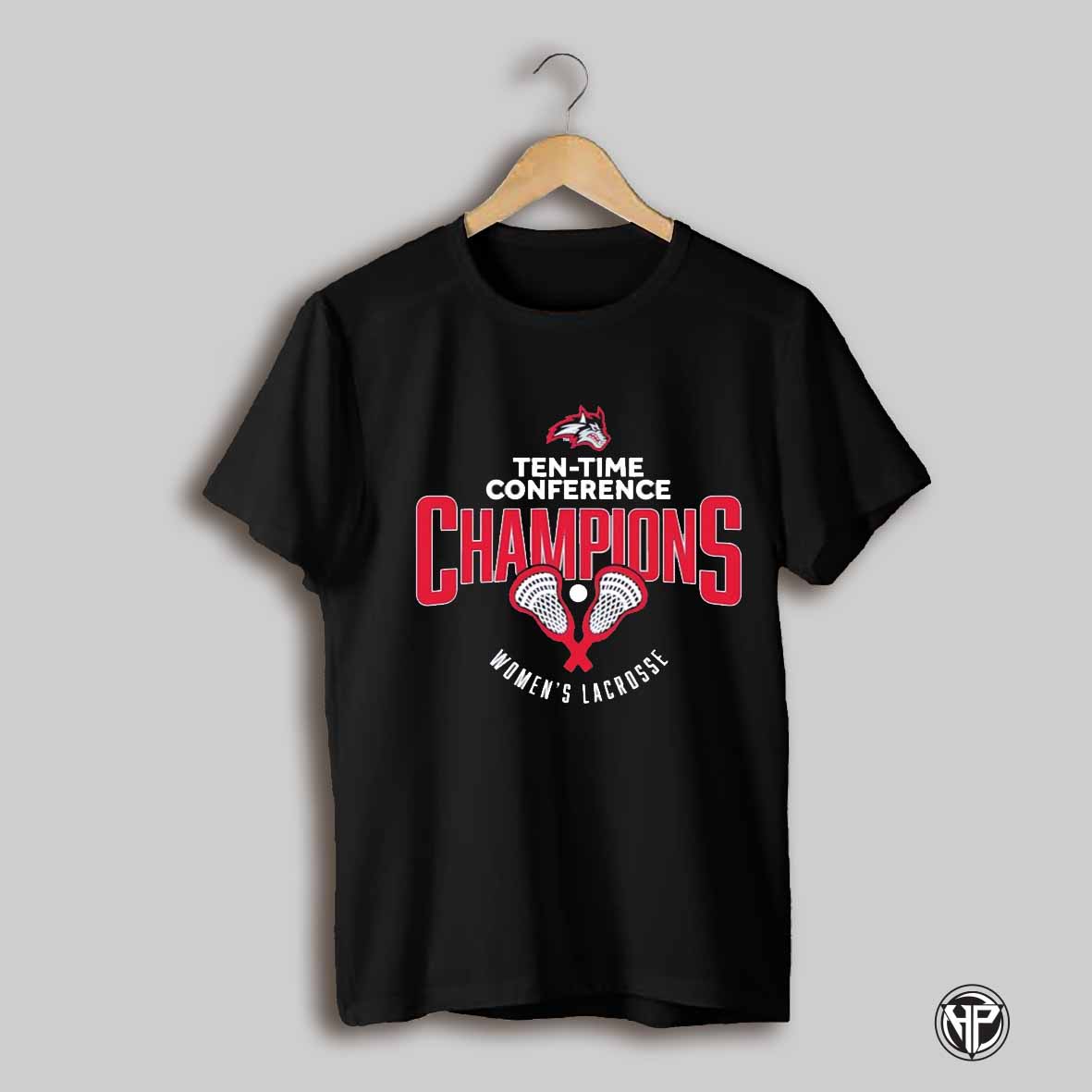Seawolves Lacrosse Ten Time Conference Champions Shirt