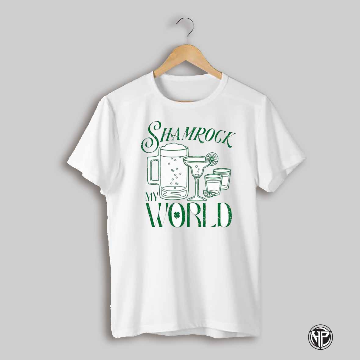 Shamrock My World St Pattys Day Shirt