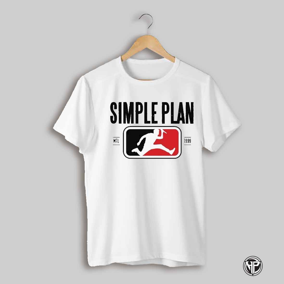 Simple Plan Mlb Sp Baseball Logo Mtl 1999 T Shirts