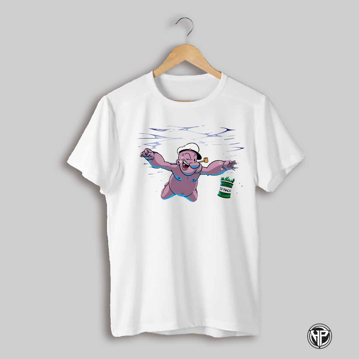 Smells Like Spinach Cartoon Shirt
