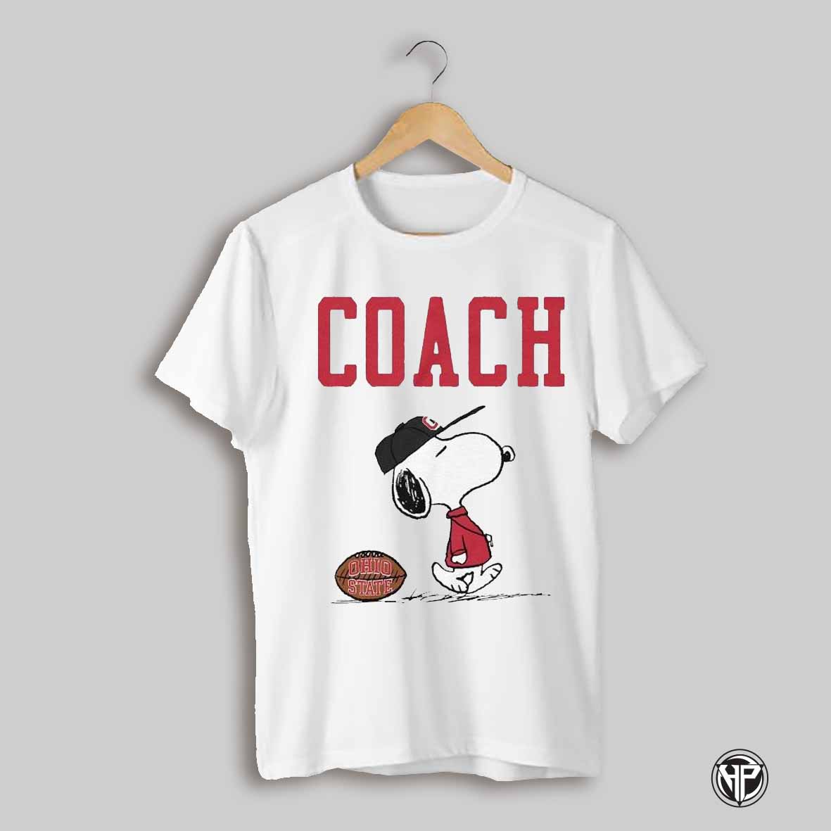 Snoopy The Peanuts X Ohio State World Famous Football Coach T Shirts