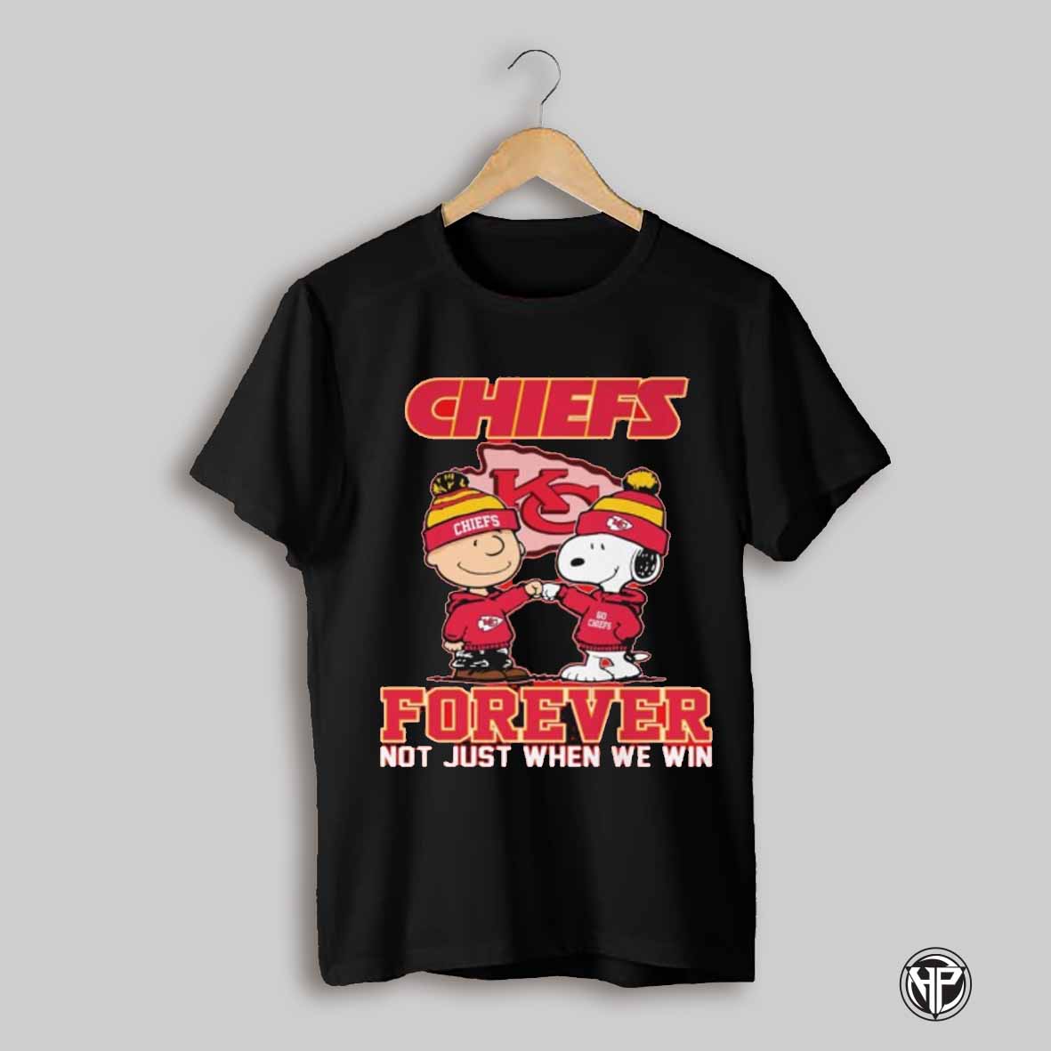 Snoopy X Kansas City Chiefs Forever Not Just When We Win T Shirt