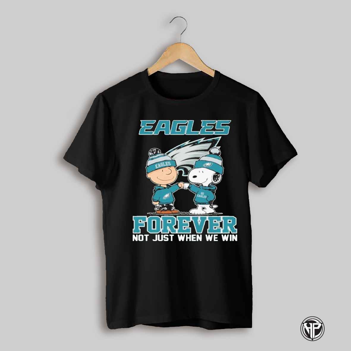 Snoopy X Philadelphia Eagles Forever Not Just When We Win T Shirt