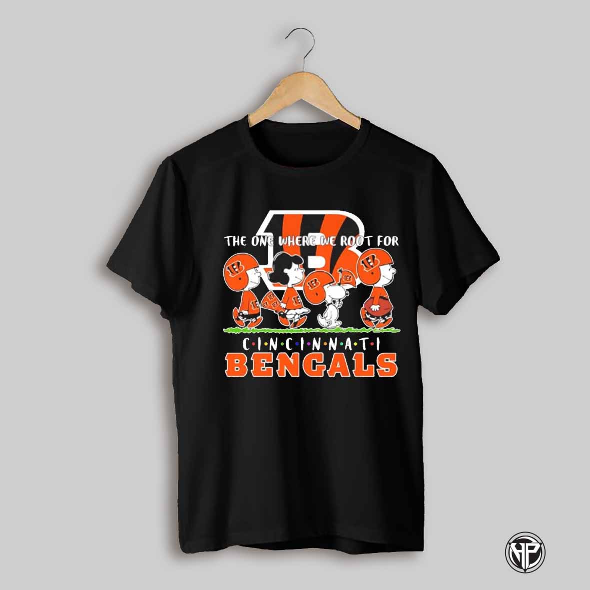 Snoopy And Friends Road The One Where We Root For Cincinnati Bengals Shirt