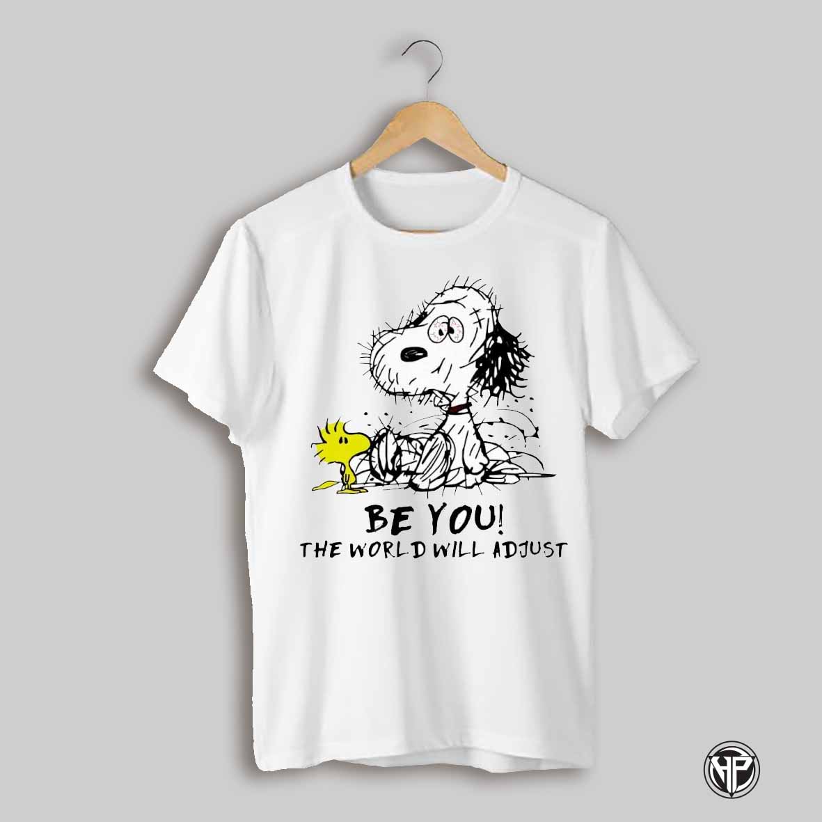 Snoopy And Woodstock Be You The World Will Adjust Shirt