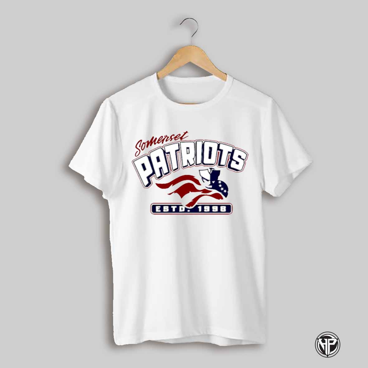 Somerset Patriots White Ozzie Estd 1998 Shirt