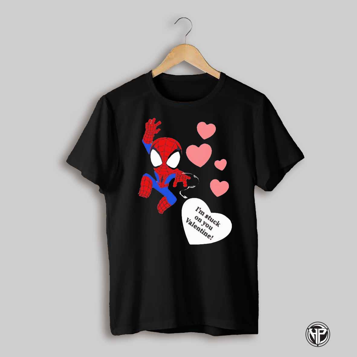 Spiderman Im Stuck On You Valentine Shirt