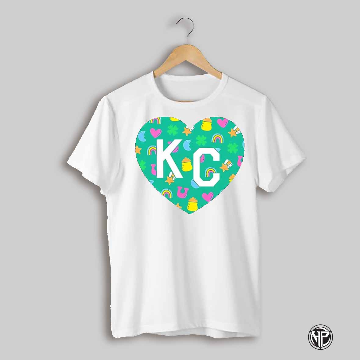 St Patricks Day Kc Heart Shirt
