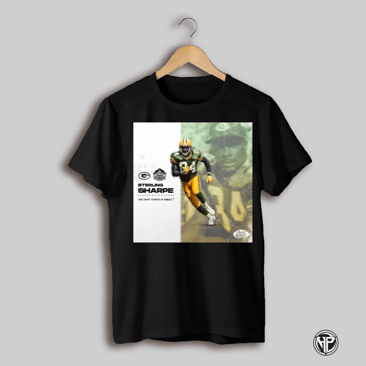 Sterling Sharpe Green Bay Packers The Draft Starts In Mobile Pro Football Hall Of Fame Poster T Shirt