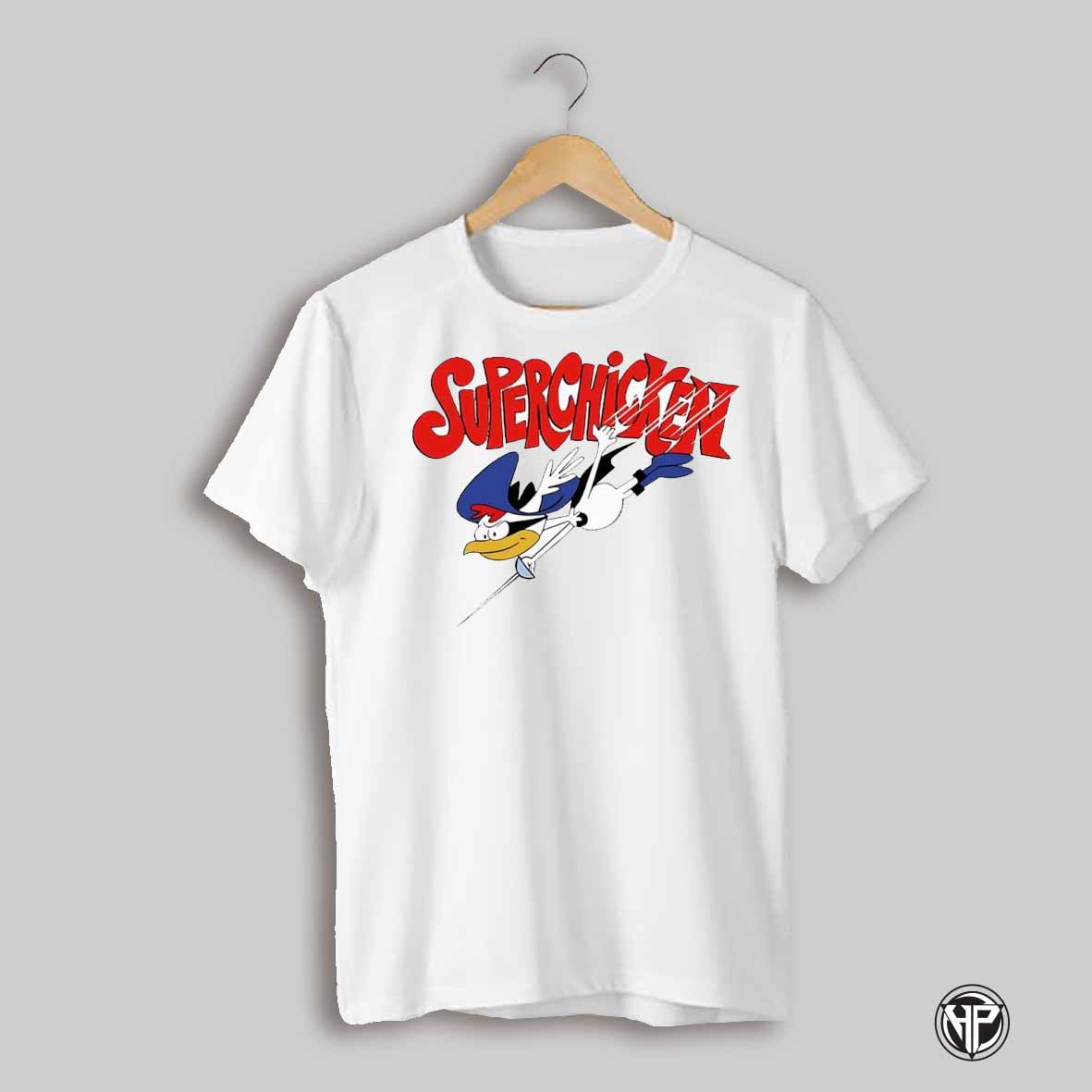 Super Chicken Cartoon Funny Shirt