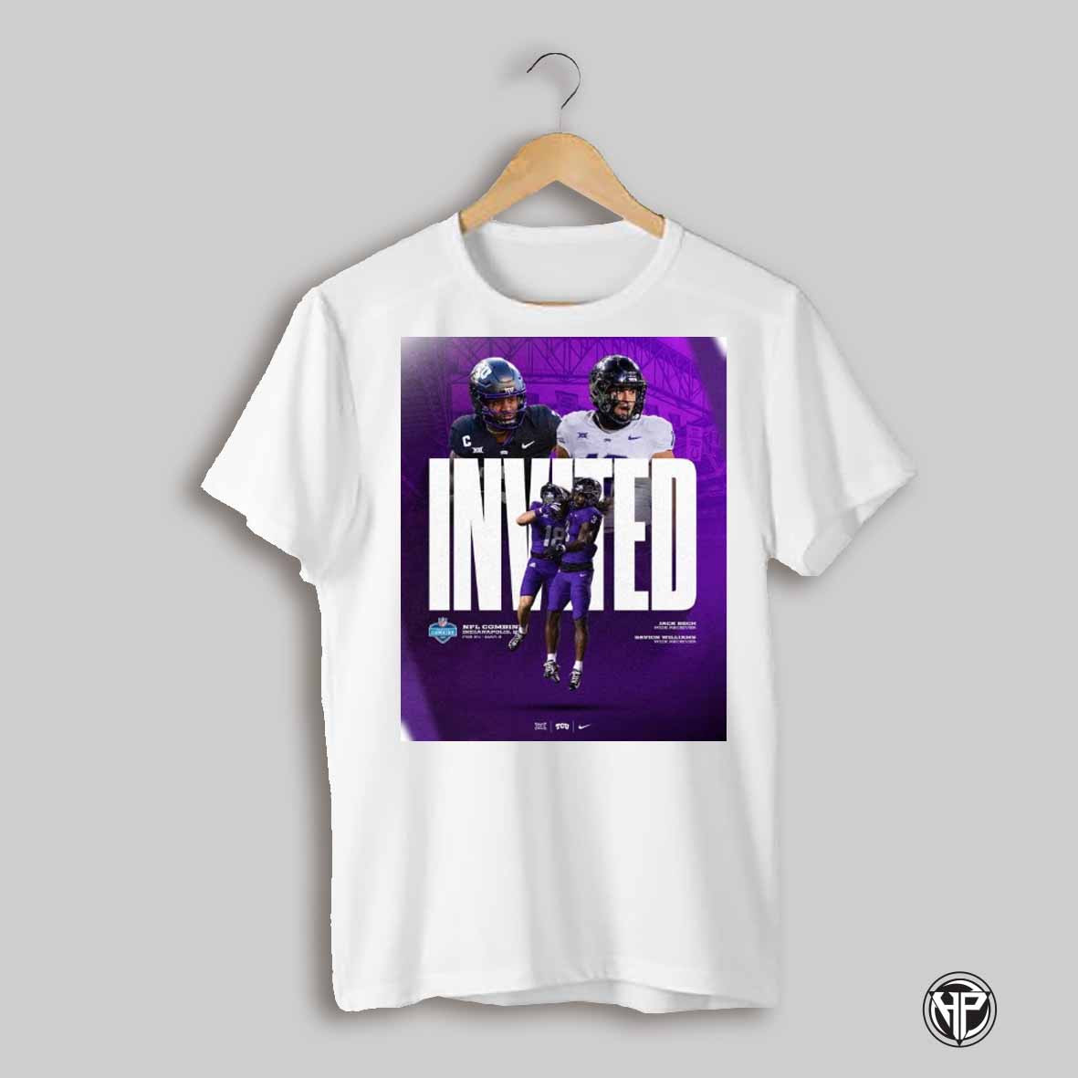 Tcu Horned Frogs Football Jack Bech And Savion Williams Invite Nfl Scouting Combine Poster T Shirt