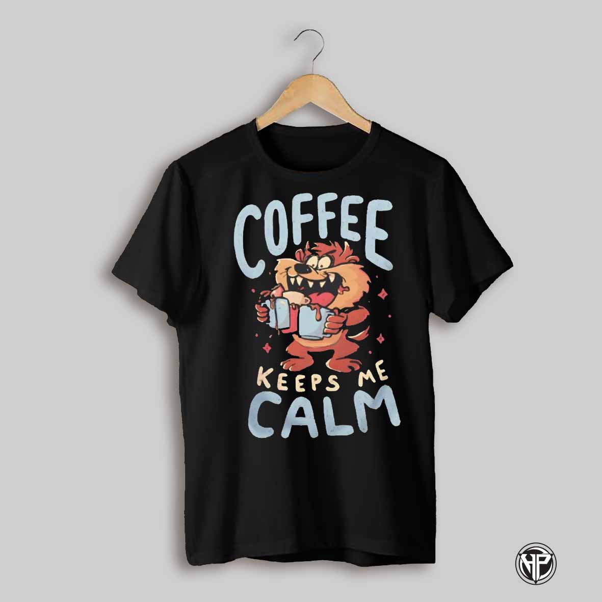 Tasmanian Devil Coffee Keeps Me Calm Shirt