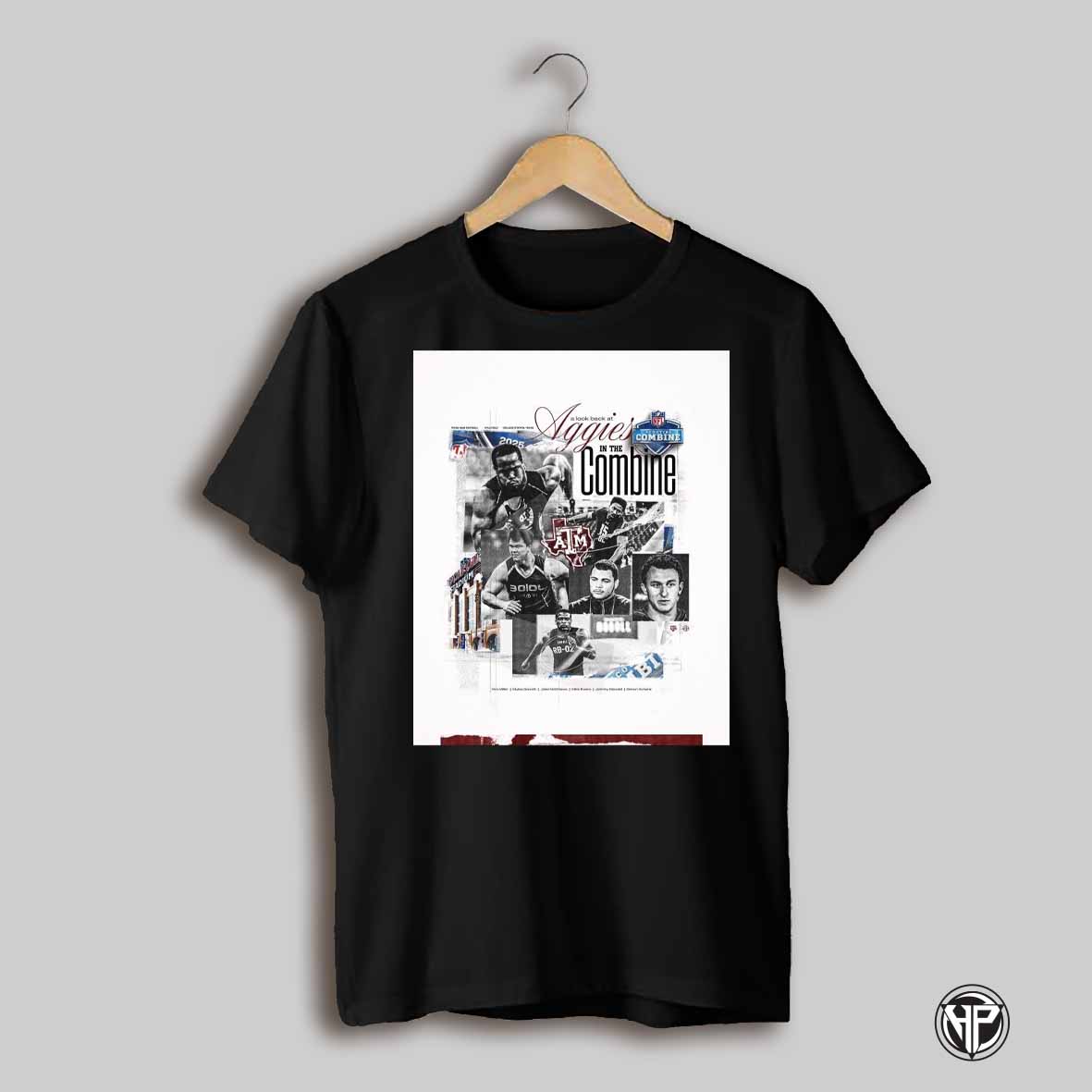 Texas Am Football A Look Back At Aggies In The Combine Nfl Scouting Combine Kyle Filed College Station Texas Poster T Shirt