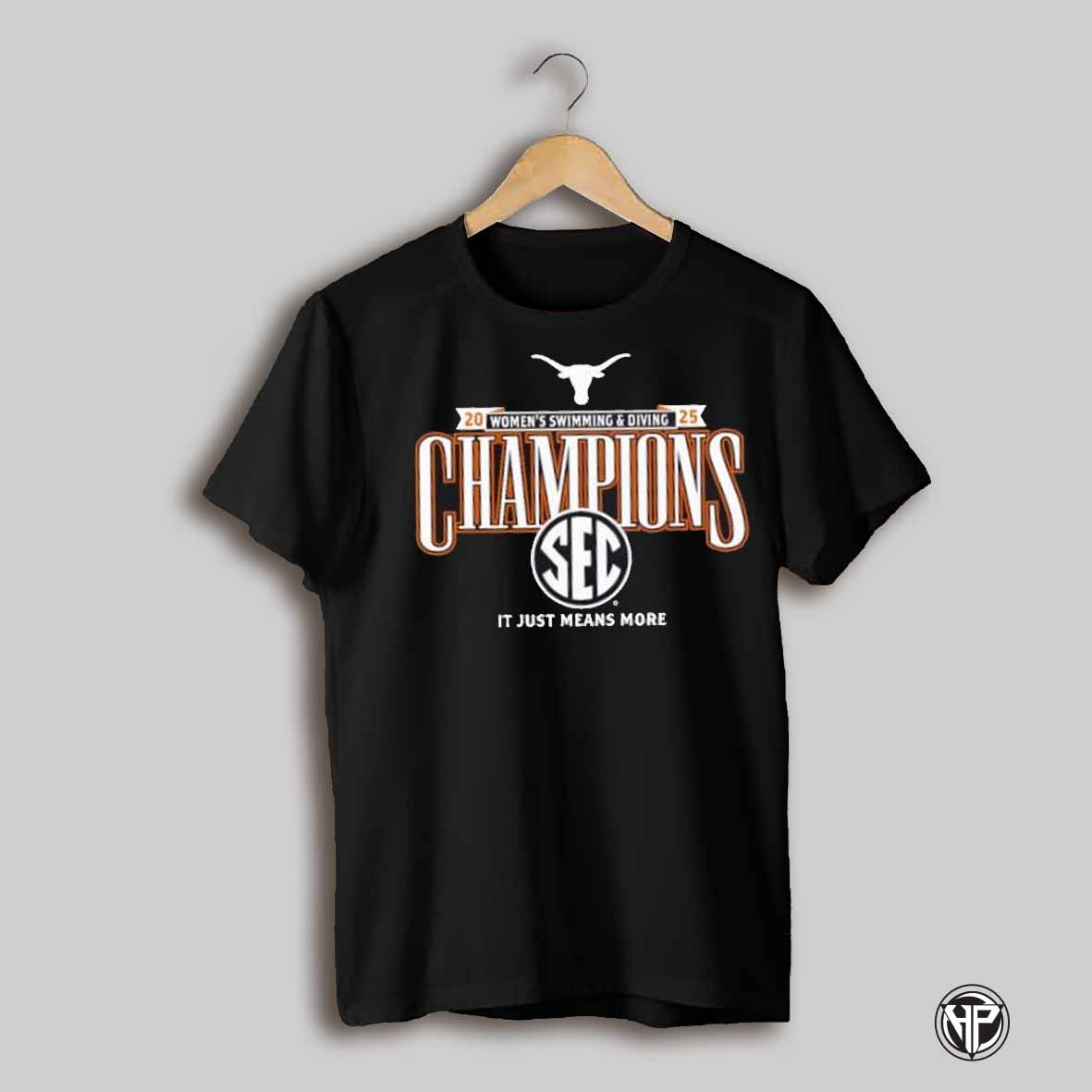Texas Longhorns 2025 Sec Womens Swimming And Diving Conference Champions Shirt