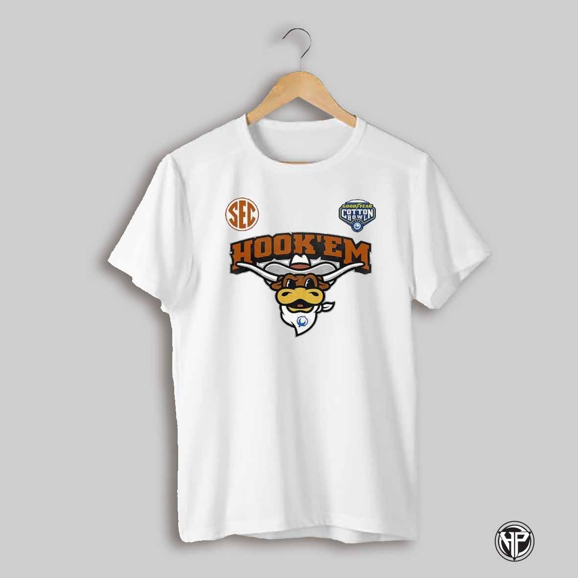 Texas Longhorns Hookem Goodyear Cotton Bowl Shirt