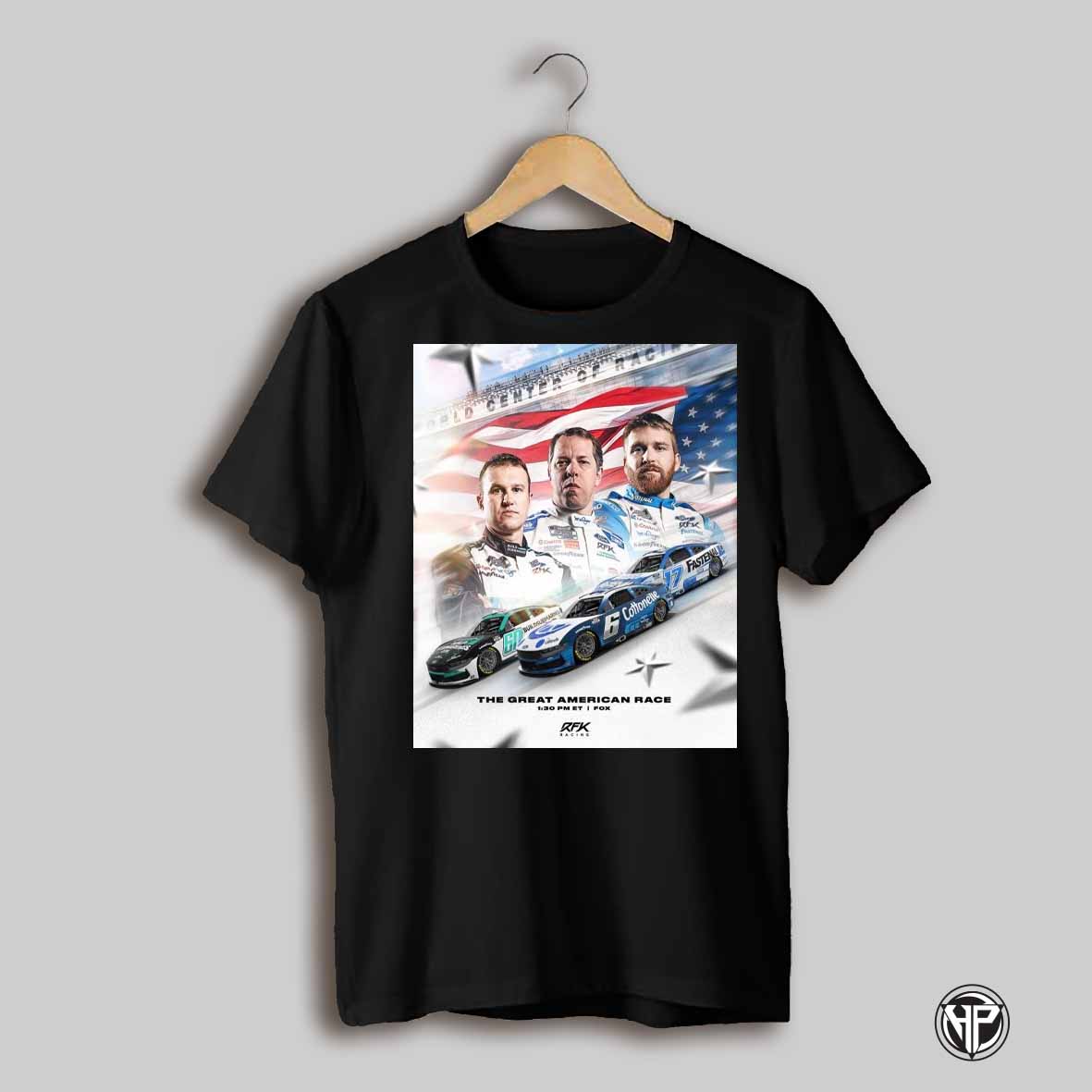 The Great American Race World Center Of Racing Daytona 500 Race Day Poster T Shirt
