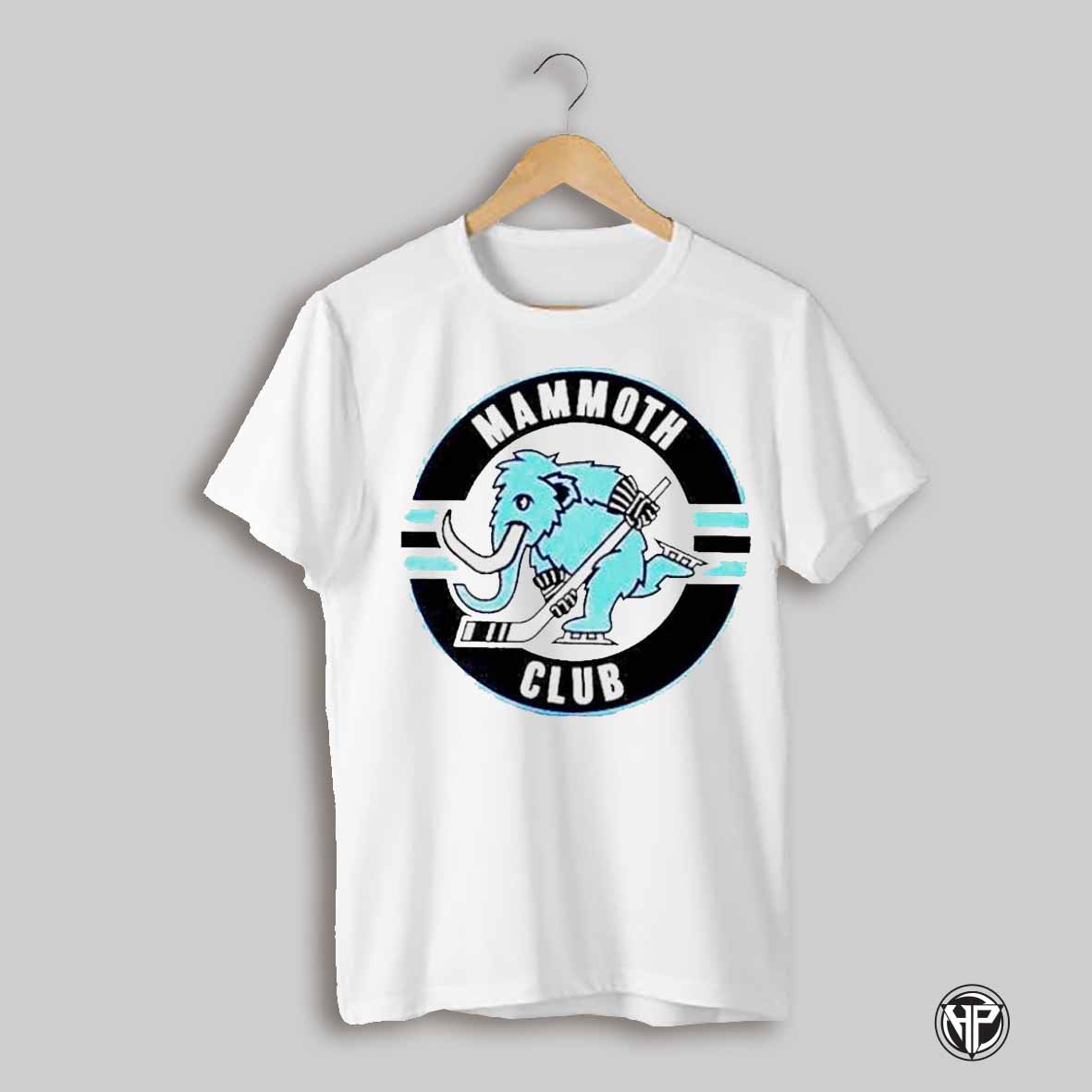 The Mammoth Club Hockey Logo T Shirt