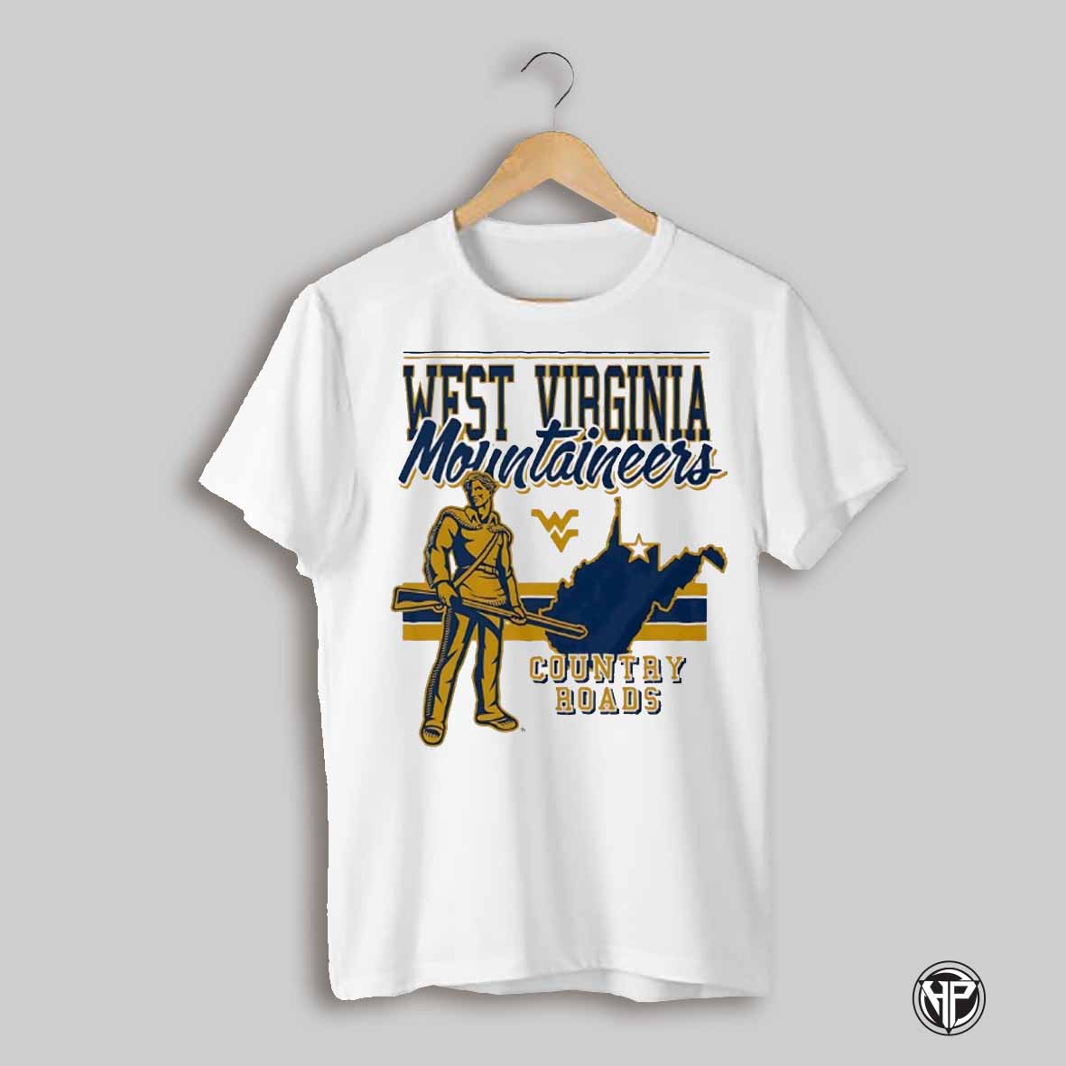 The Mountaineer West Virginia Mountaineers Logo Mascot Shirt