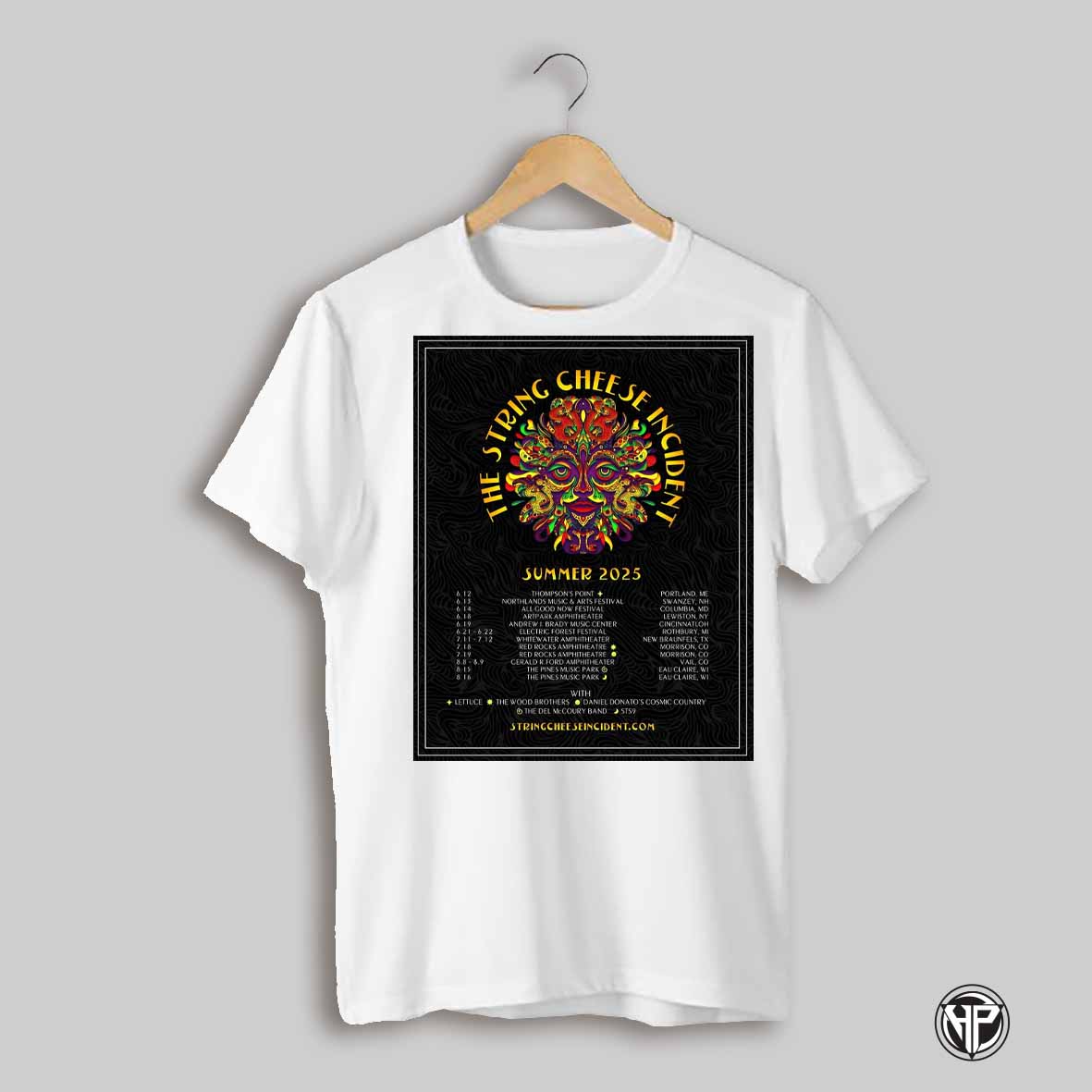 The String Cheese Incident Summer 2025 Tour Poster T Shirt