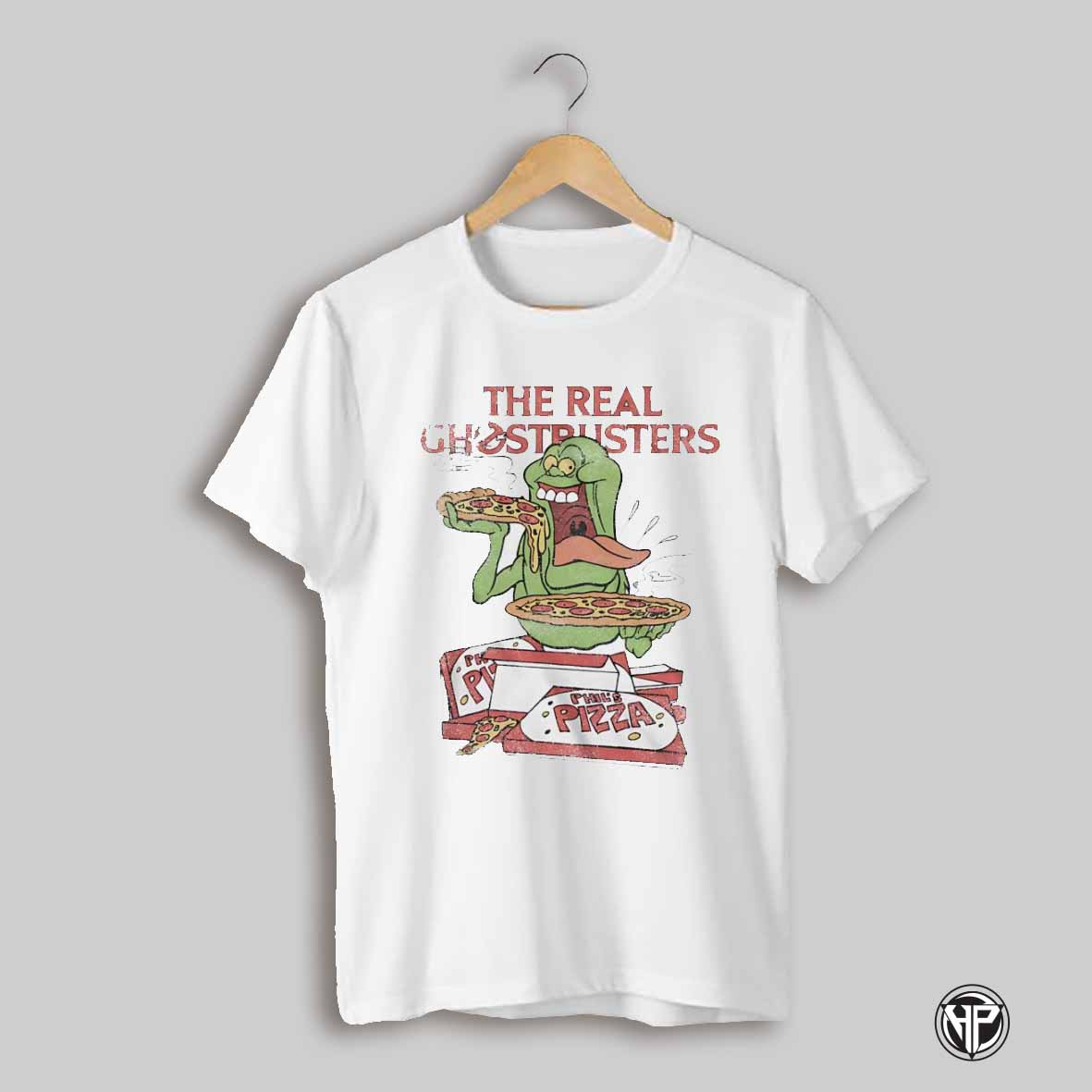 The Real Ghostbusters Pizza Shirt