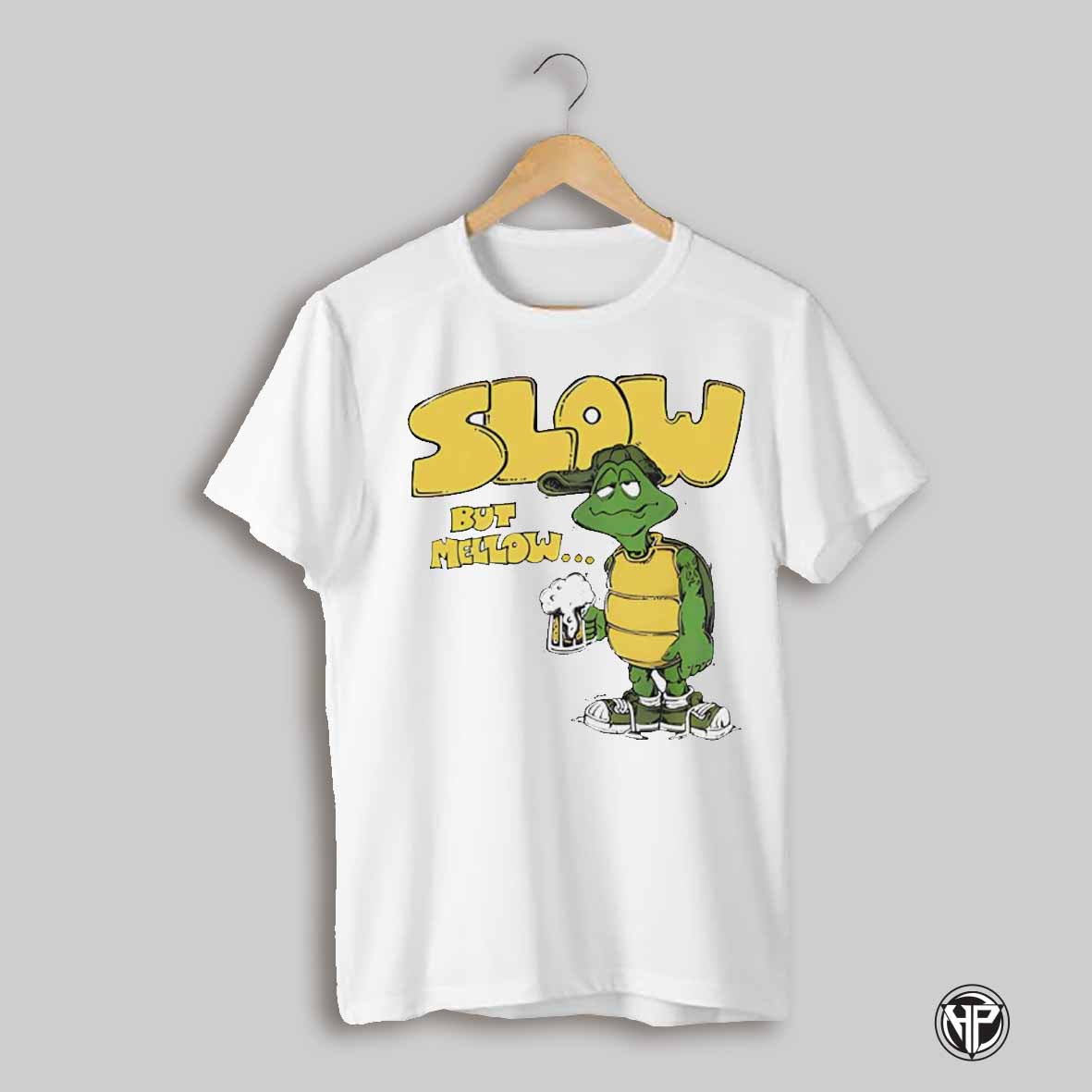 Turtle Beer Slow But Mellow Vintage Retro 70s Shirt