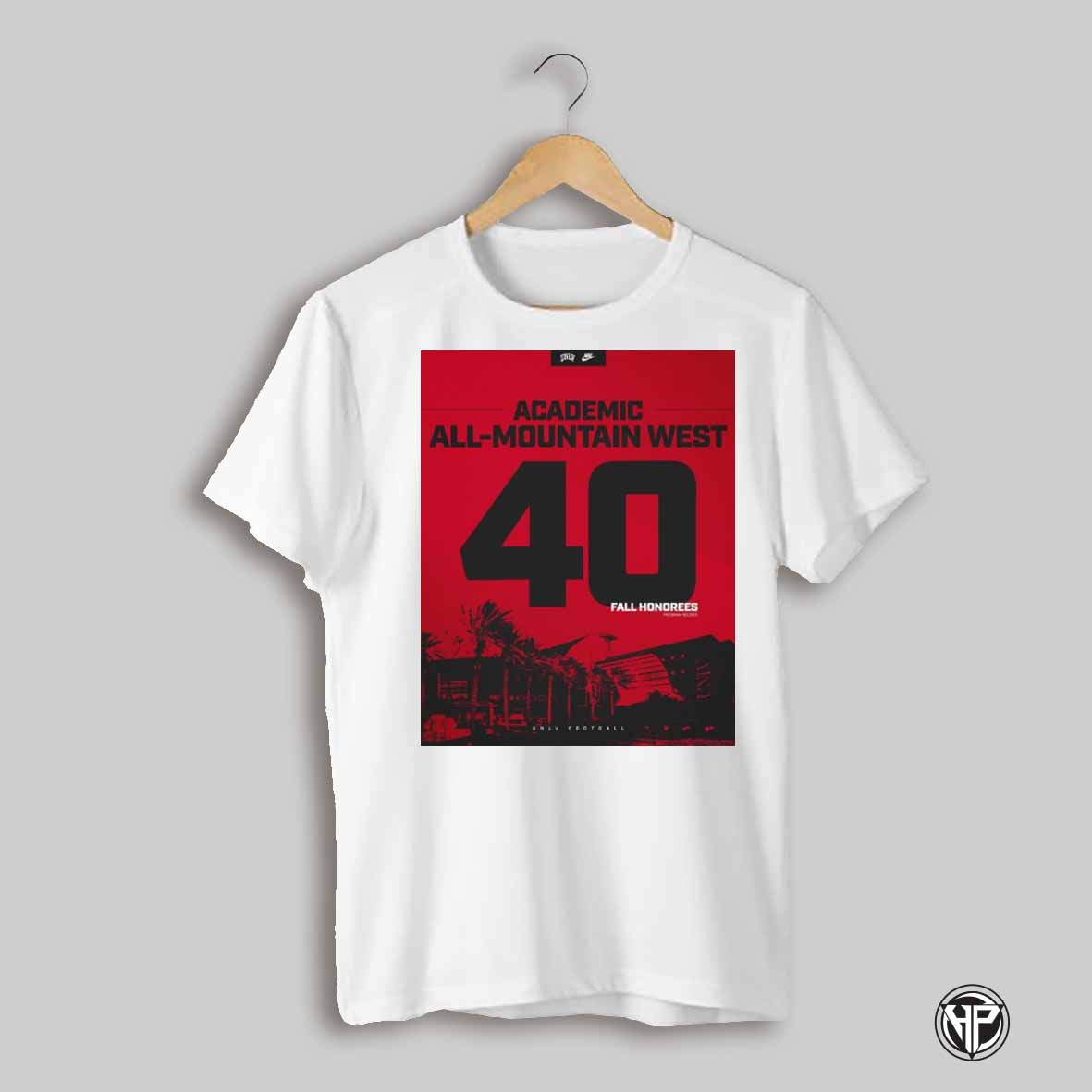 Unlv Football Academic Lab Congratulations 40 Academic All Mountain West Honorees Program Record Poster T Shirt