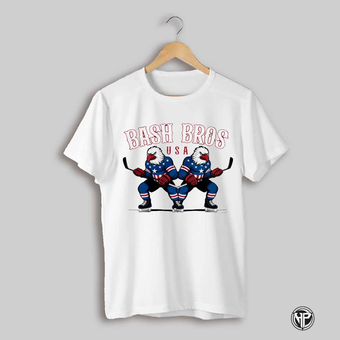 Usa Bash Bros Hockey Mascot Shirt