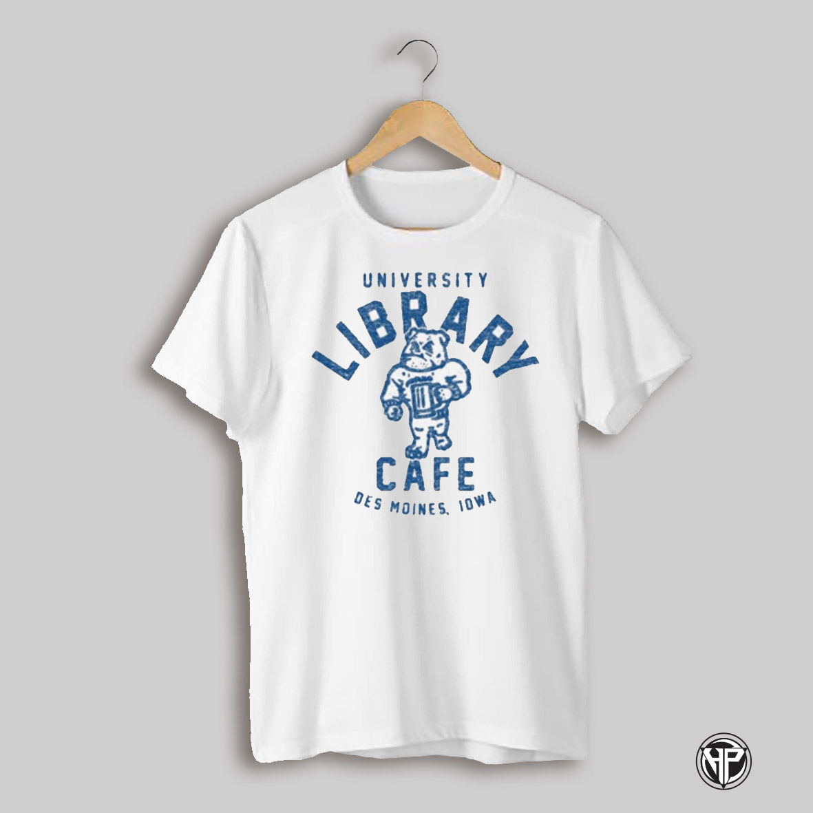 University Library Cafe Bulldog Shirt