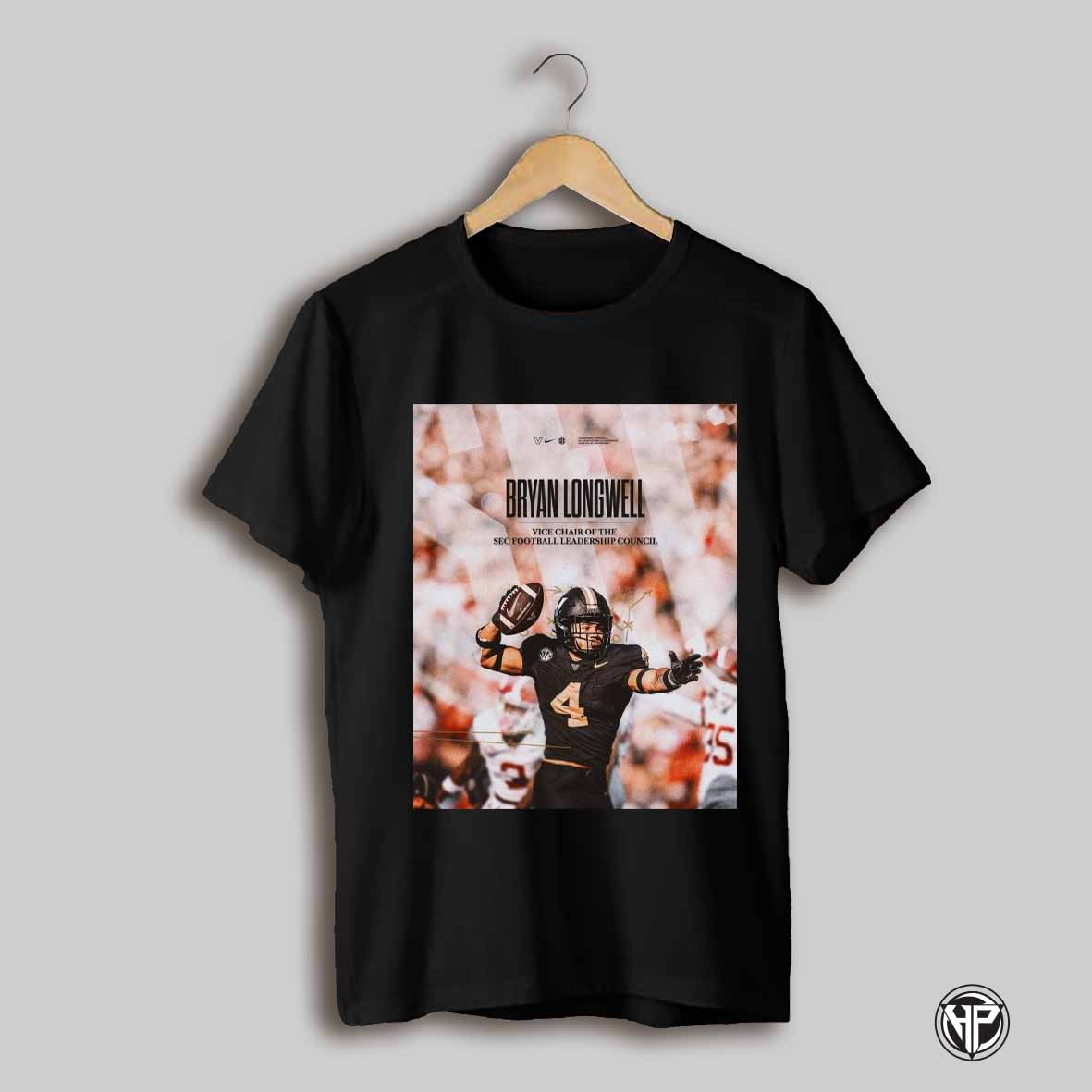 Vanderbilt Commodores Football Bryan Longwell Vice Chair Of The Sec Football Leadership Council Poster T Shirt
