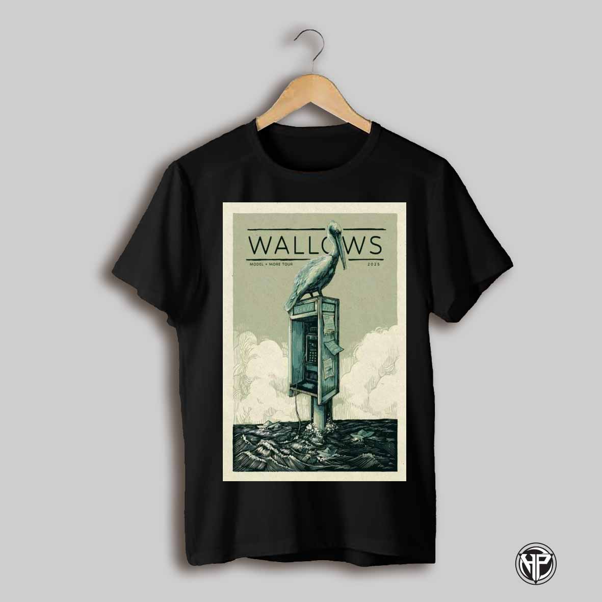 Wallows Feb 23 2025 The Baycare Sound Clearwater Fl Poster Tour T Shirt