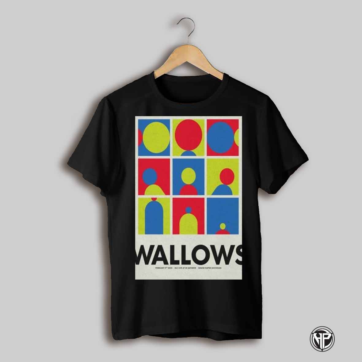 Wallows Glc Live At 20 Monroe In Grand Rapids Mi On Feb 11 2025 Tour Poster T Shirt