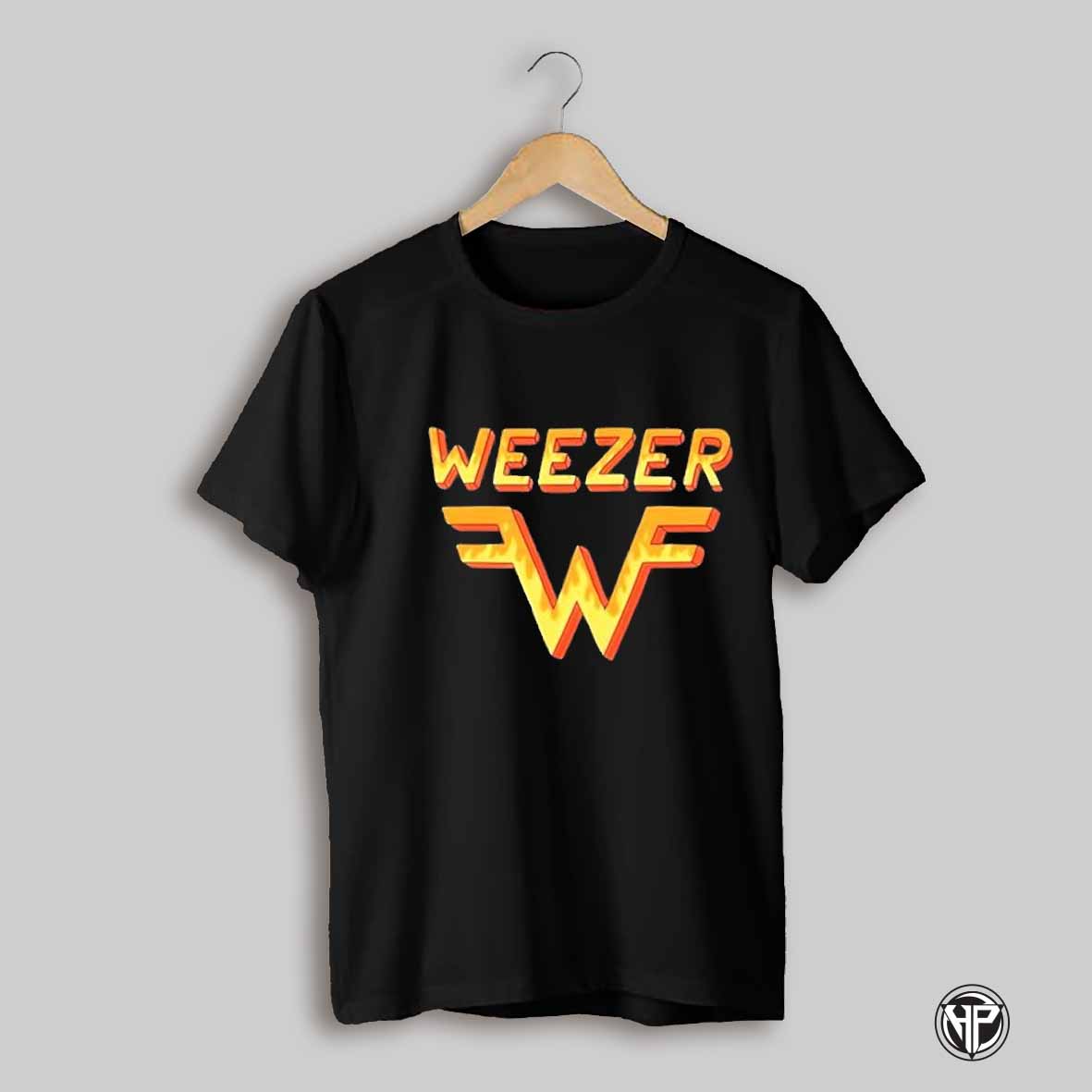 Weezer Flame Logo Shirt