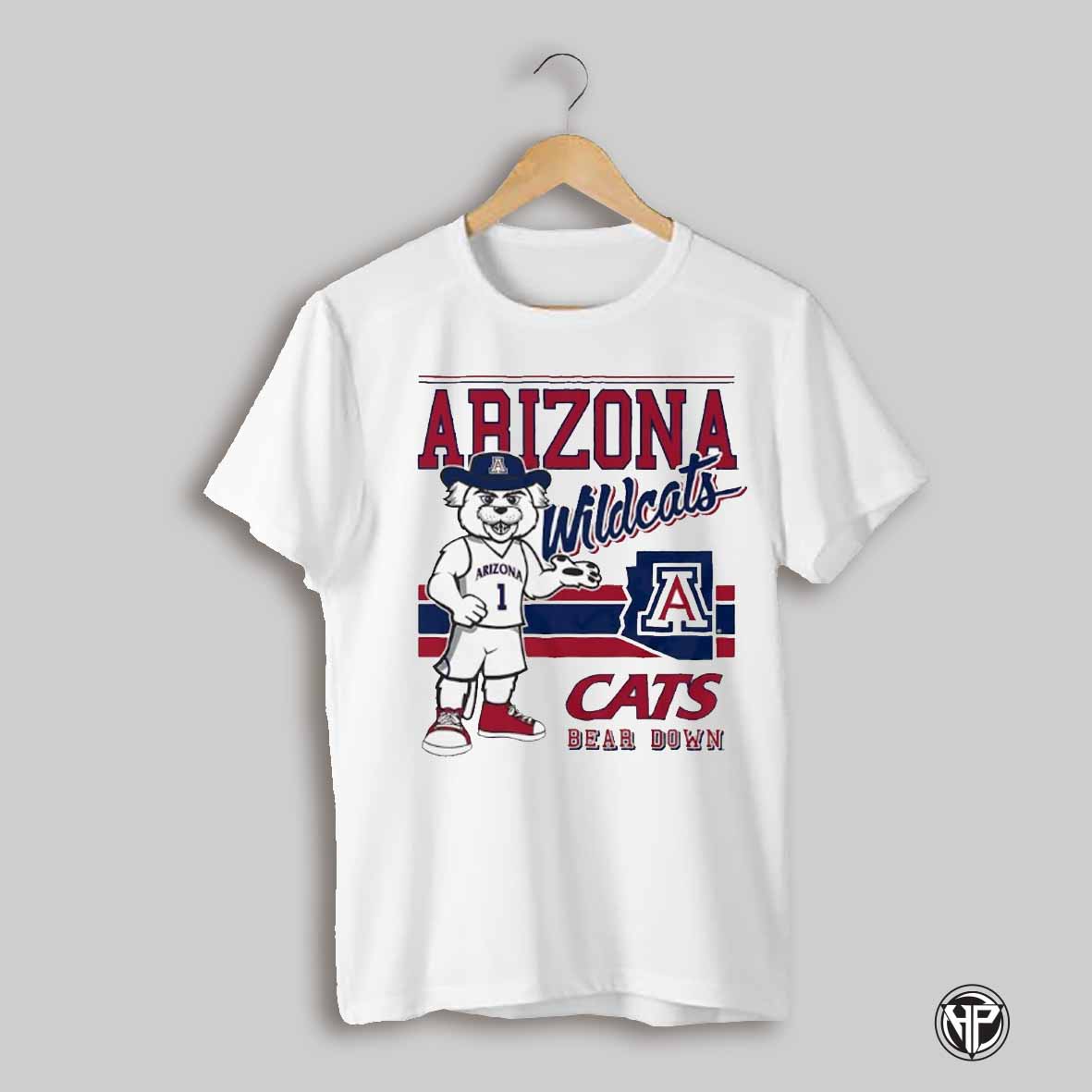 Wilbur Wildcat Arizona Wildcats Logo Mascot Shirt
