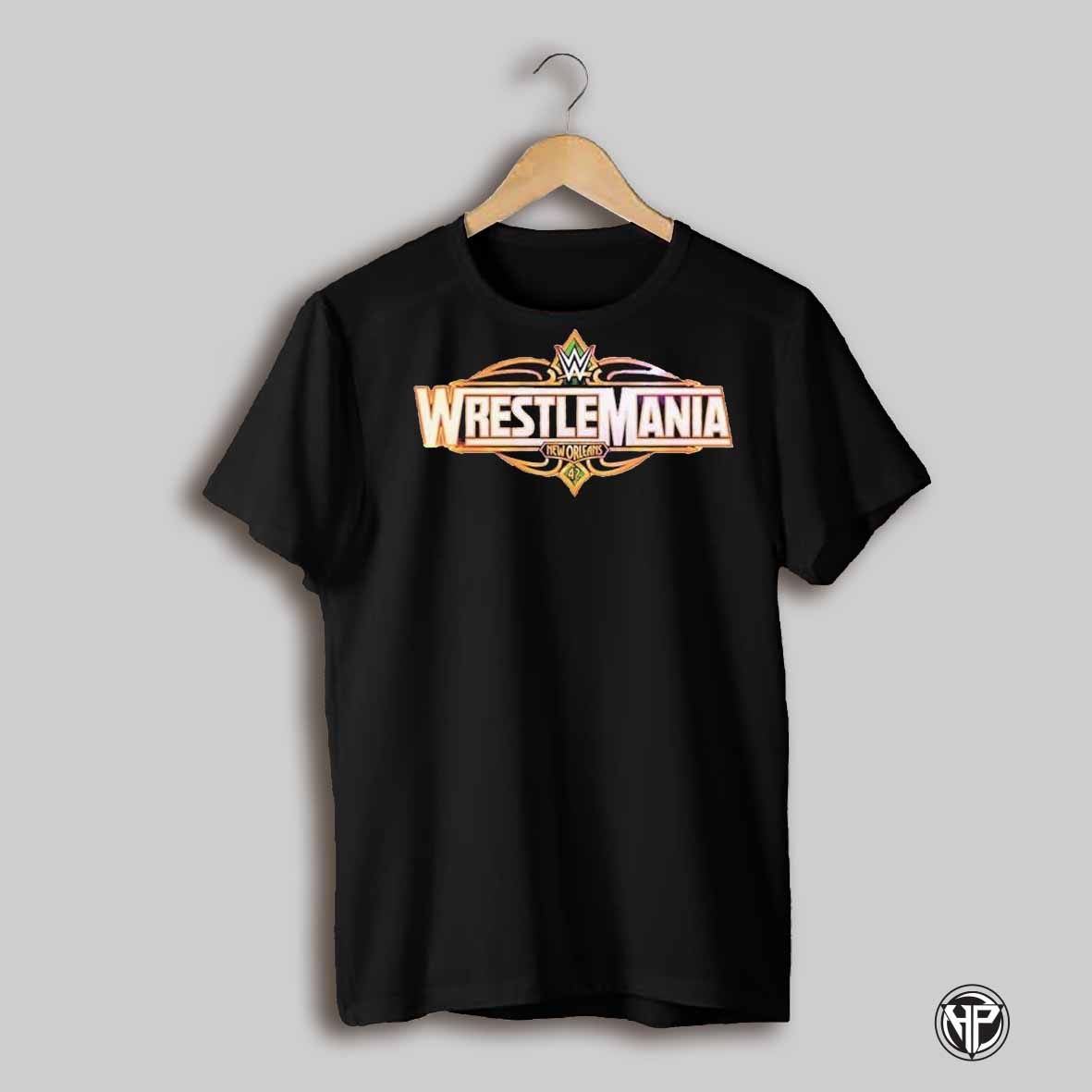 Wrestlemaria 42 New Orleans In Louisiana Wwe 2025 Logo T Shirts