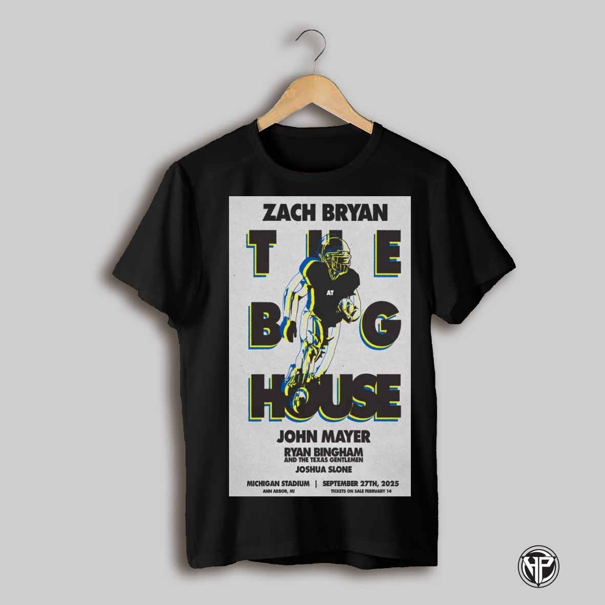 Zach Bryan Ann Arbor Mi 09 27 25 Event Poster Shirt