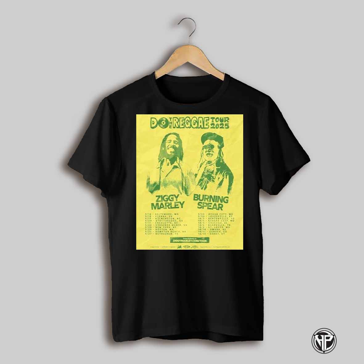 Ziggy Marley And Burning Spear Do The Reggae Tour 2025 Tour Dates T Shirts