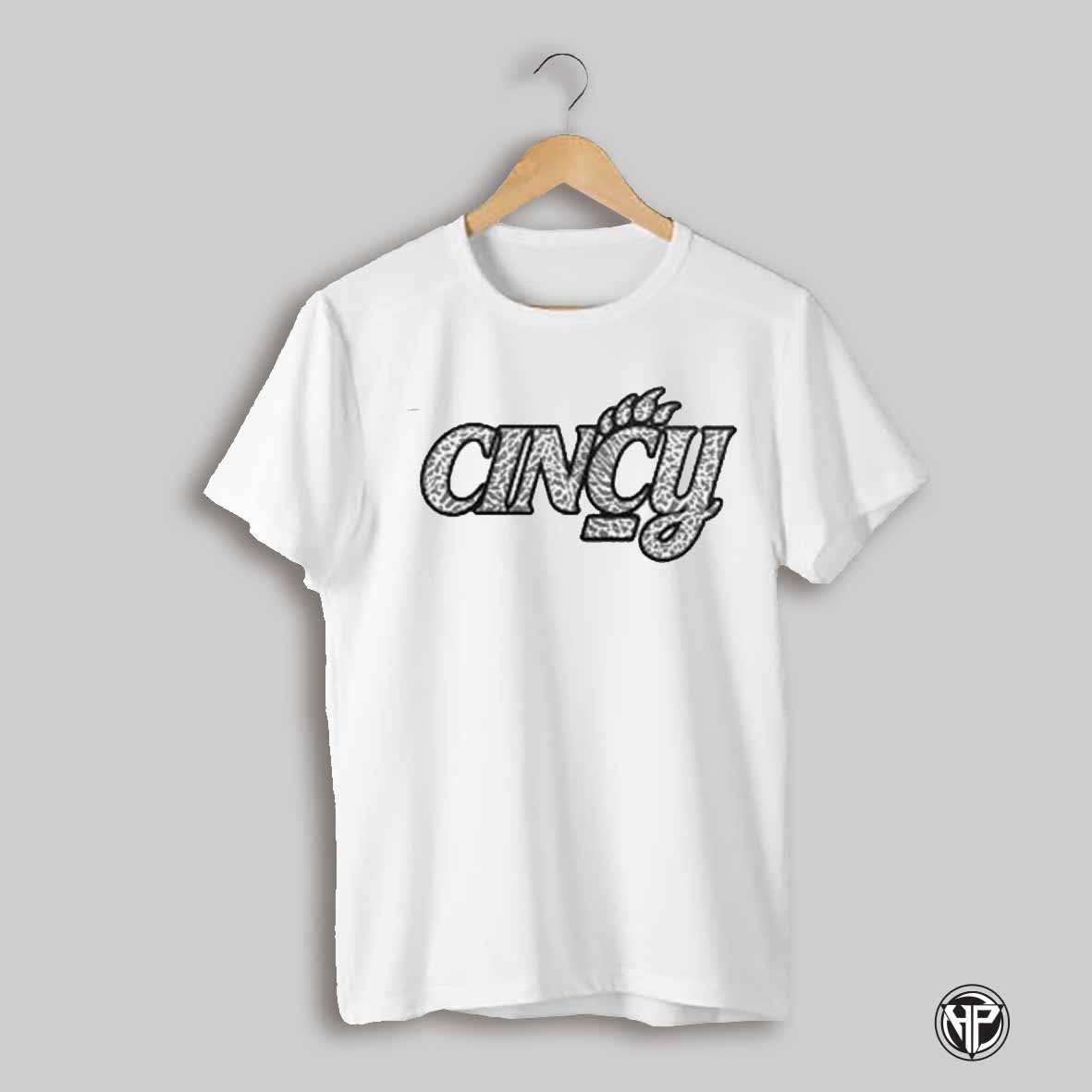 Incinnati Bearcats 2025 Ice White Cincy Shirt