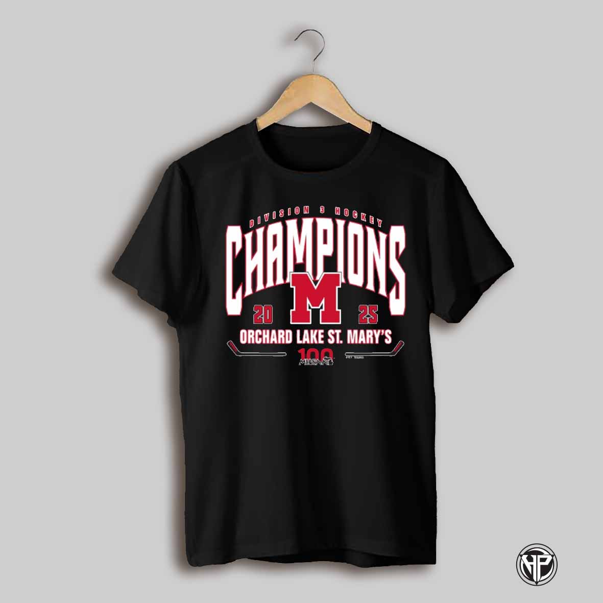 2025 Mhsaa Hockey D3 Champions Orchard Lake St Marys T Shirt