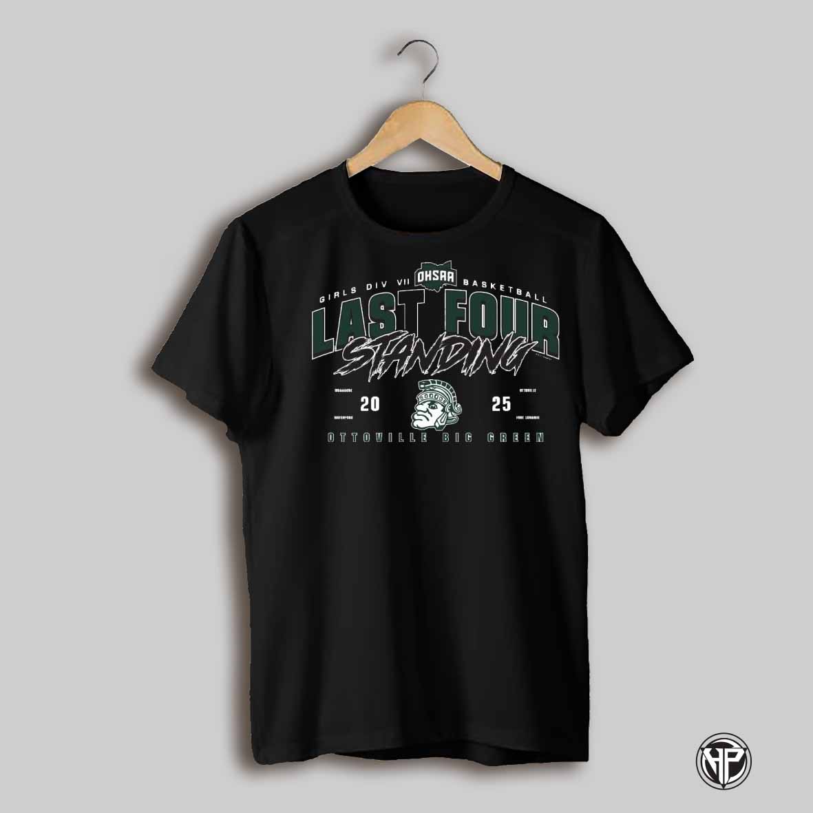 2025 Ohsaa Girls Basketball D7 Last Four Standing Ottoville Big Green Shirt