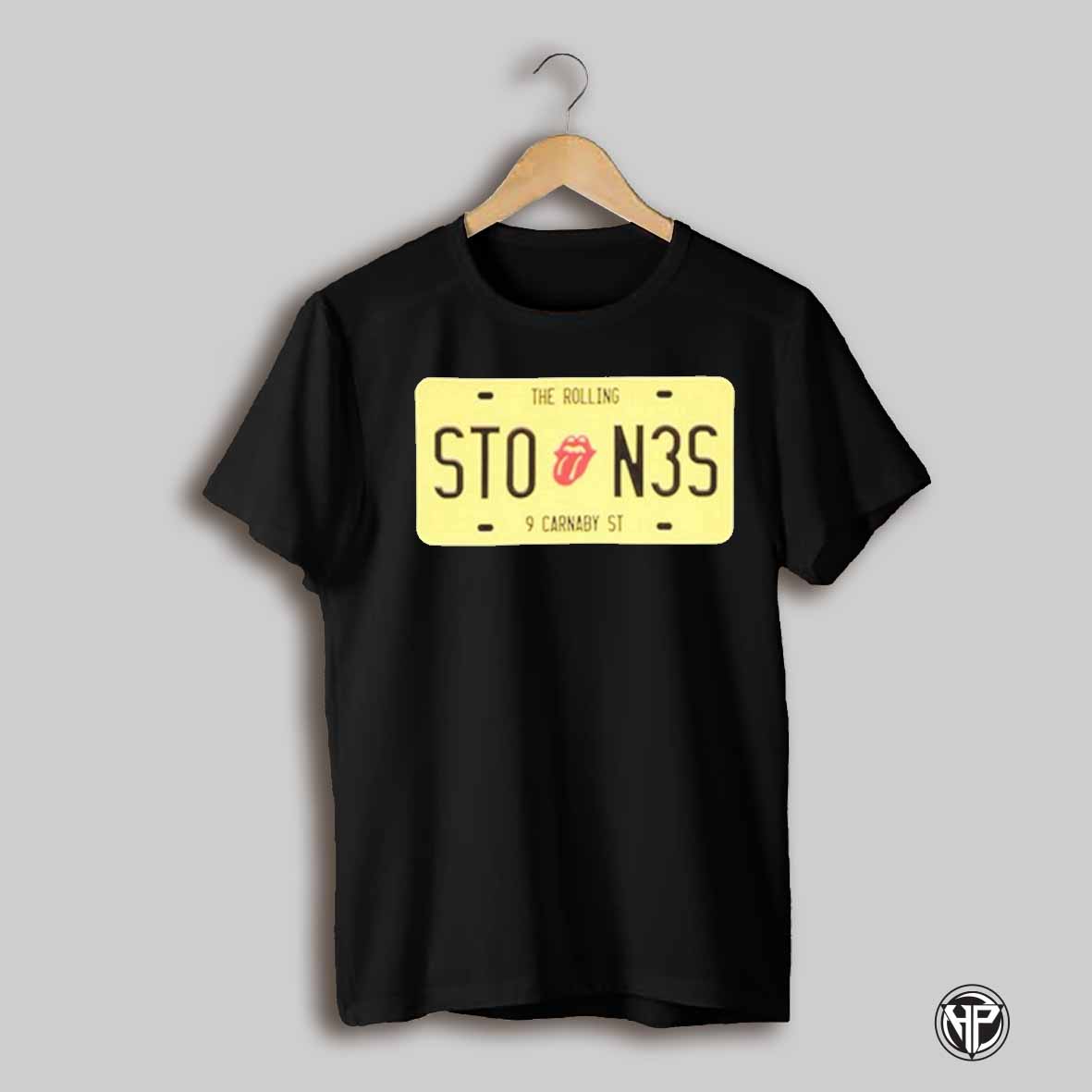 2025 The Rolling Stones License Plate Shirt