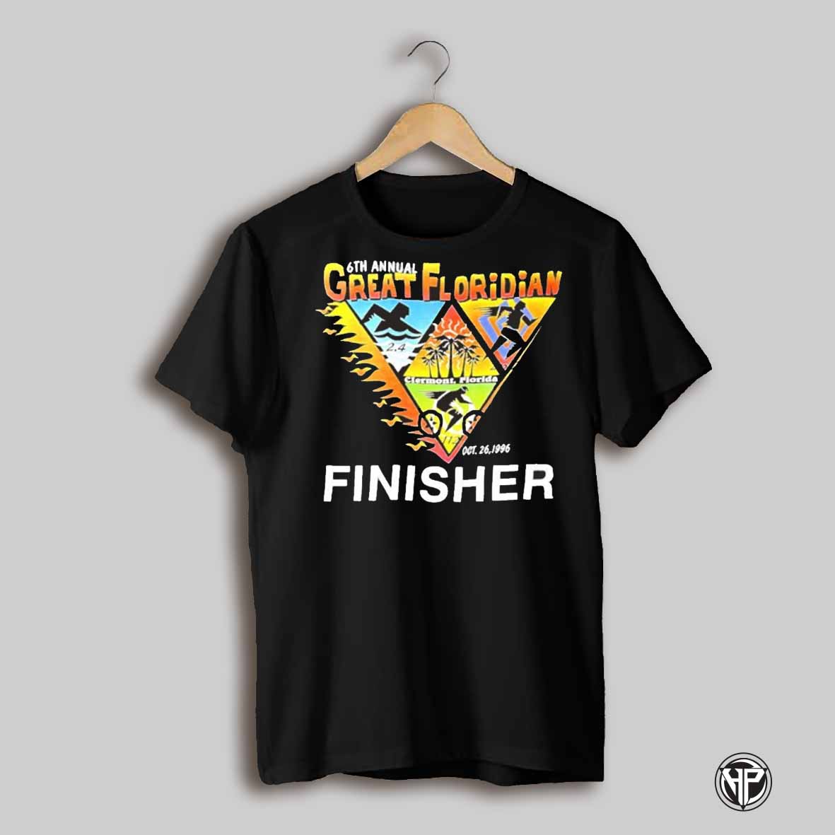 6th Annual Great Floridian Finisher 1996 Vintage Shirt