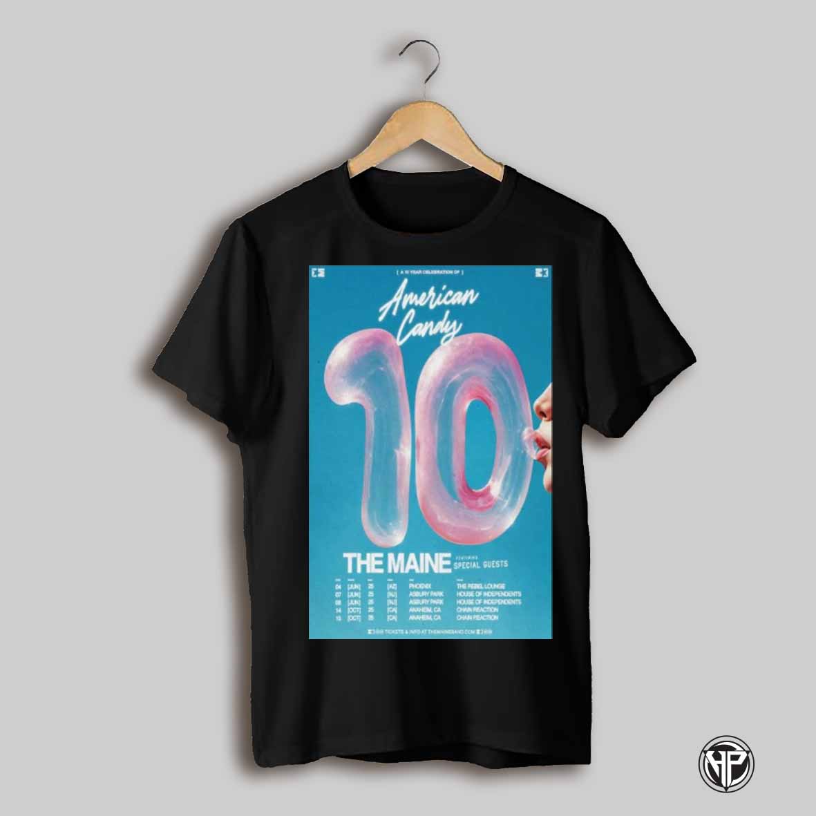 A 10 Year Celebration Of American Candy The Maine Tour 2025 Featuring Special Guests Poster T Shirt