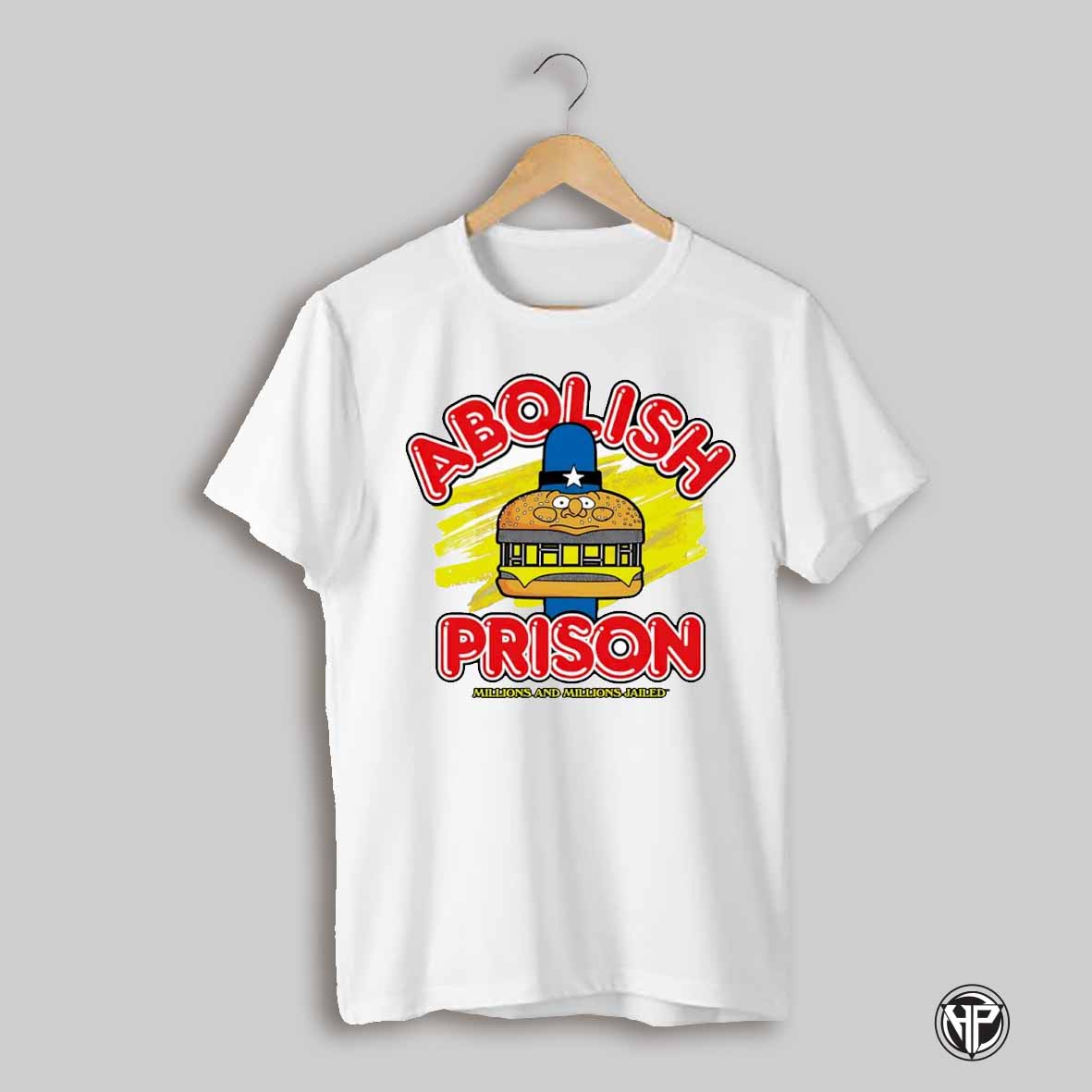 Abolish Prison Millions And Millions Jailed Funny Cartoon Shirt
