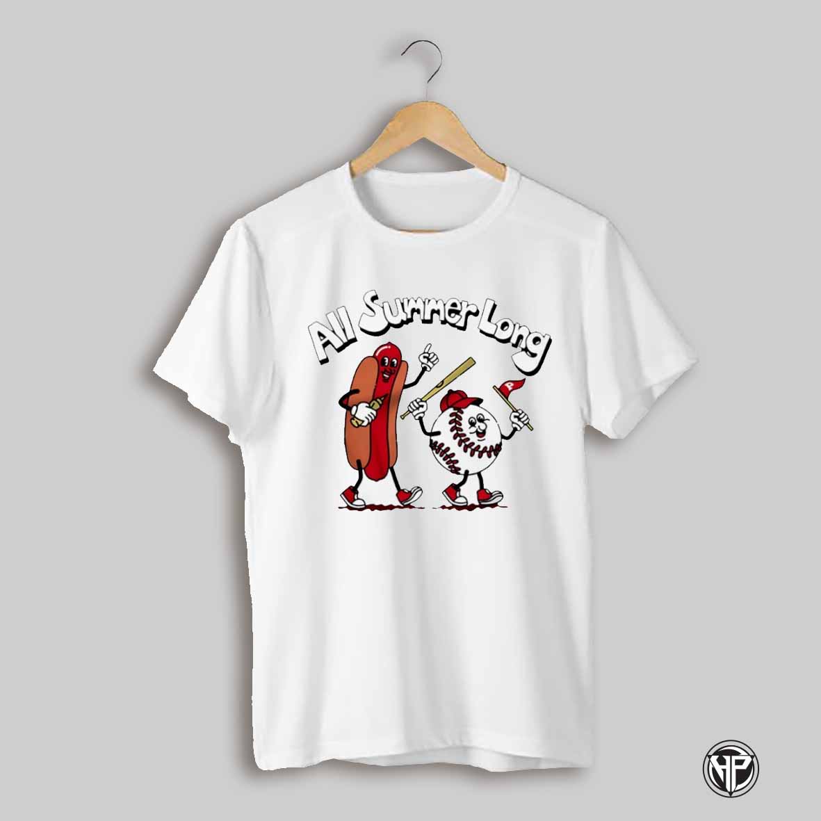 All Summer Long Hotdog And Ball Shirt